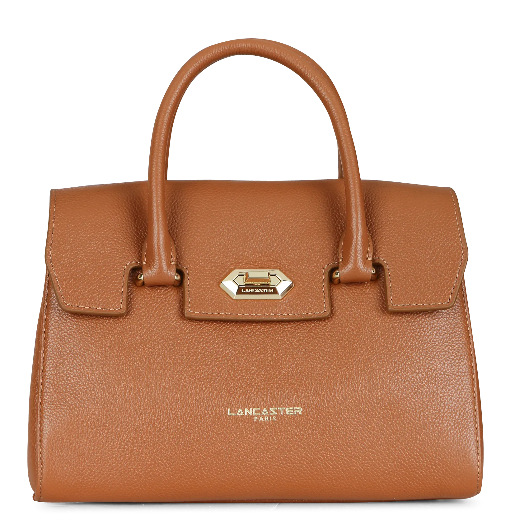 Umhängetasche aus genarbtem Leder Braun MILANO COSMOS