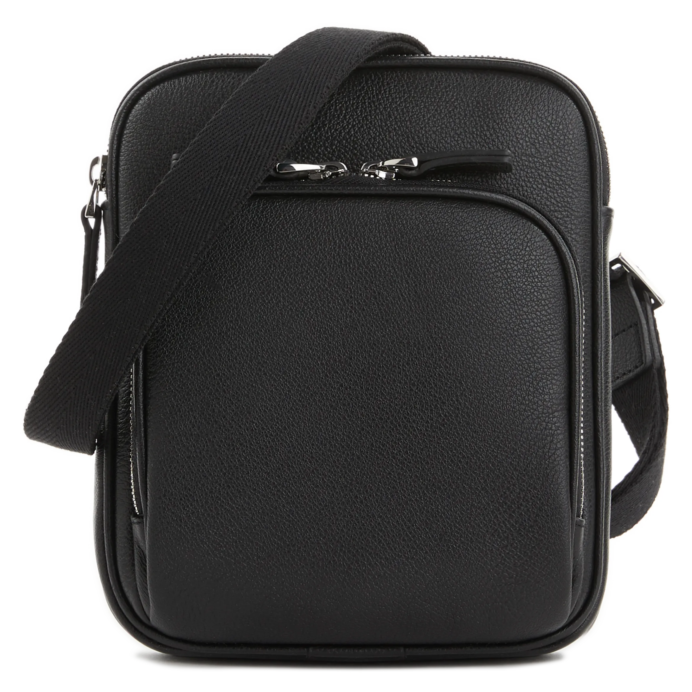 Umhängetasche aus Leder Schwarz CITY