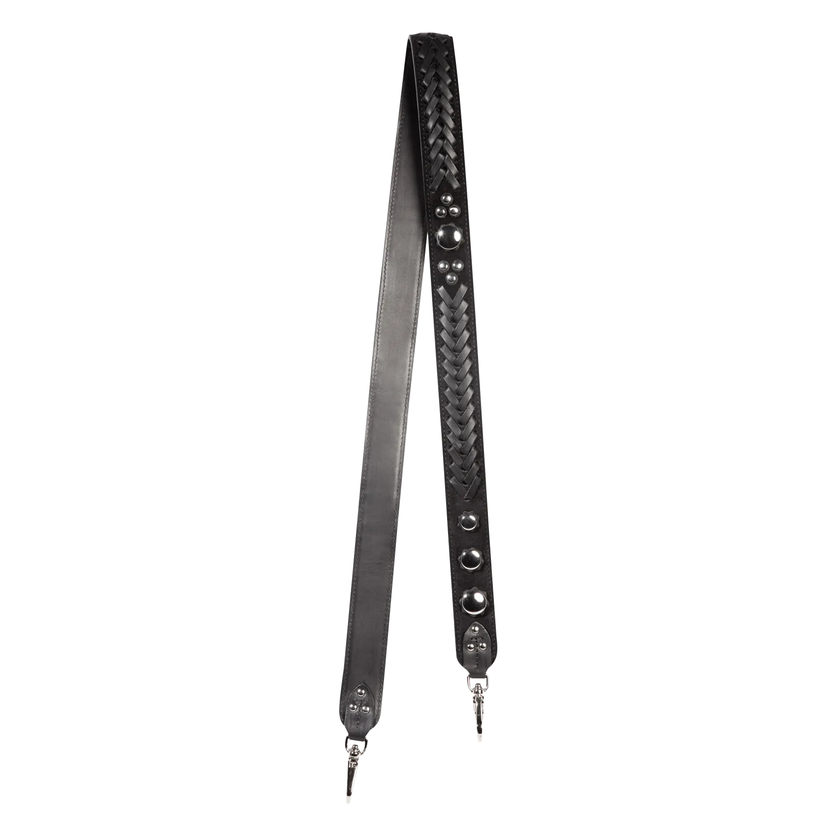 Abnehmbarer Schulterriemen aus Leder Schwarz