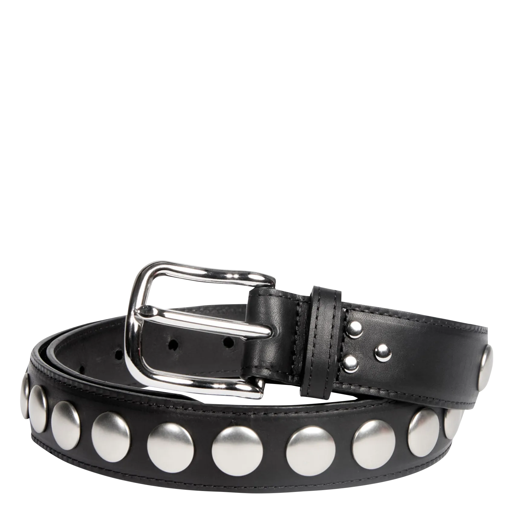 Gürtel mit Nieten verziert Schwarz