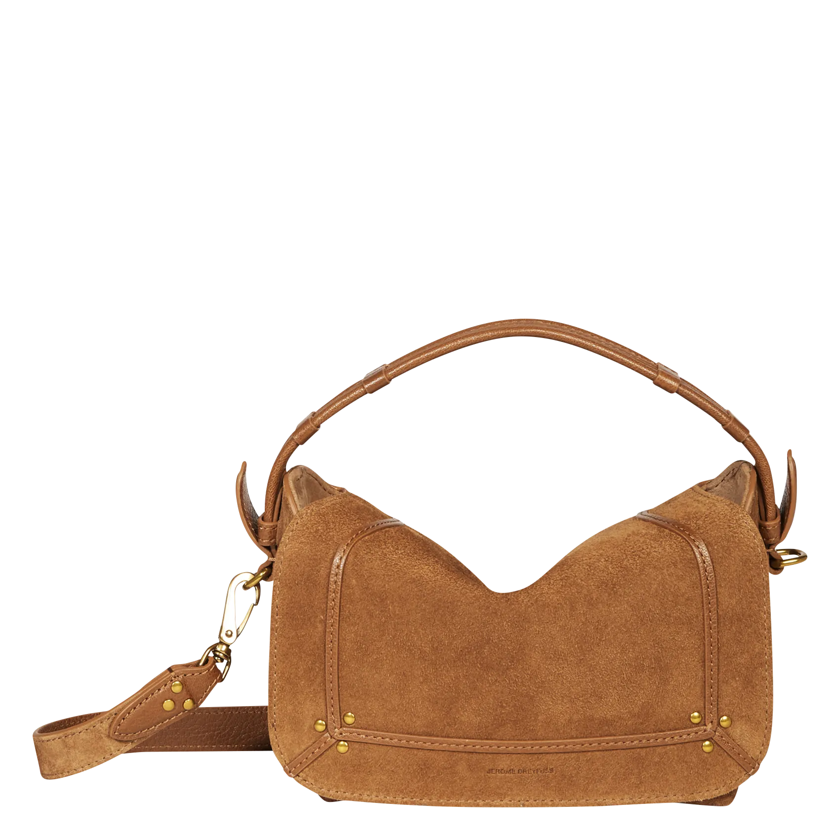 Leder-Umhängetasche Braun PEPITO S