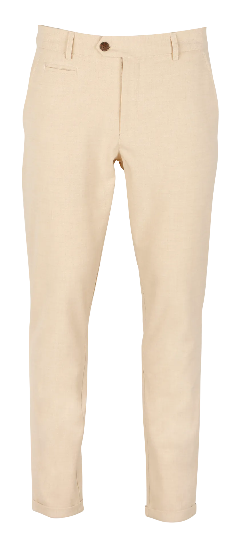 Anzugshose aus recycelten Mischfasern Braun COMO