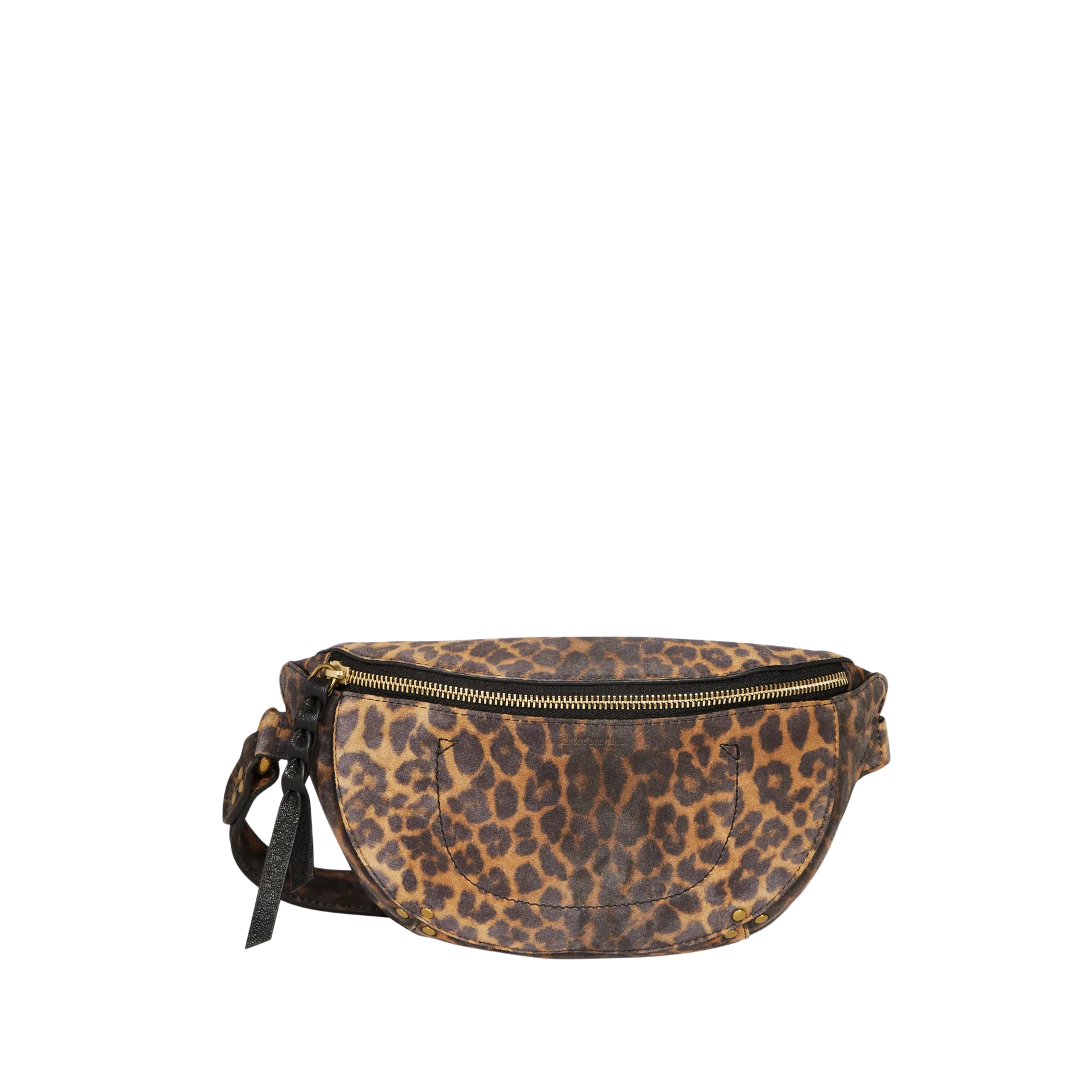 Gürteltasche mit Wildlederdruck Braun LINO BANANE