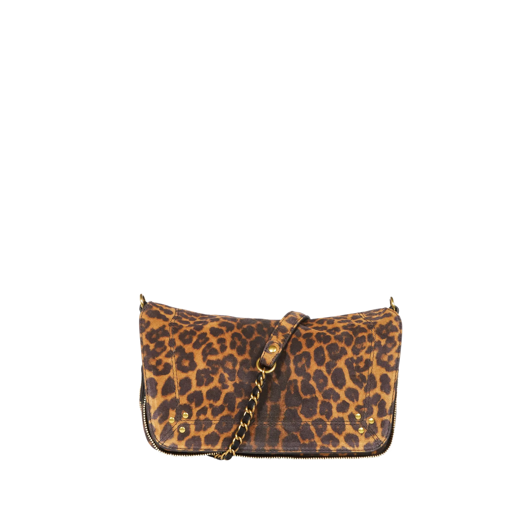 Umhängetasche aus Leder Braun BOBI S