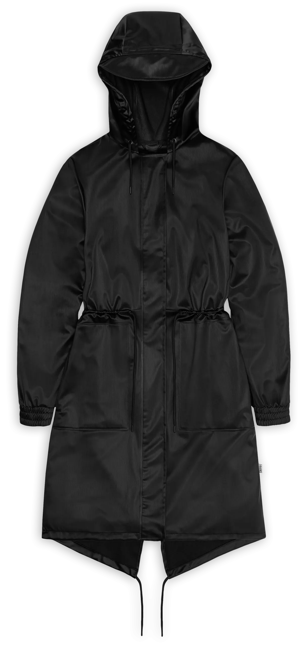 Jacke mit Kapuze Schwarz STRING PARKA