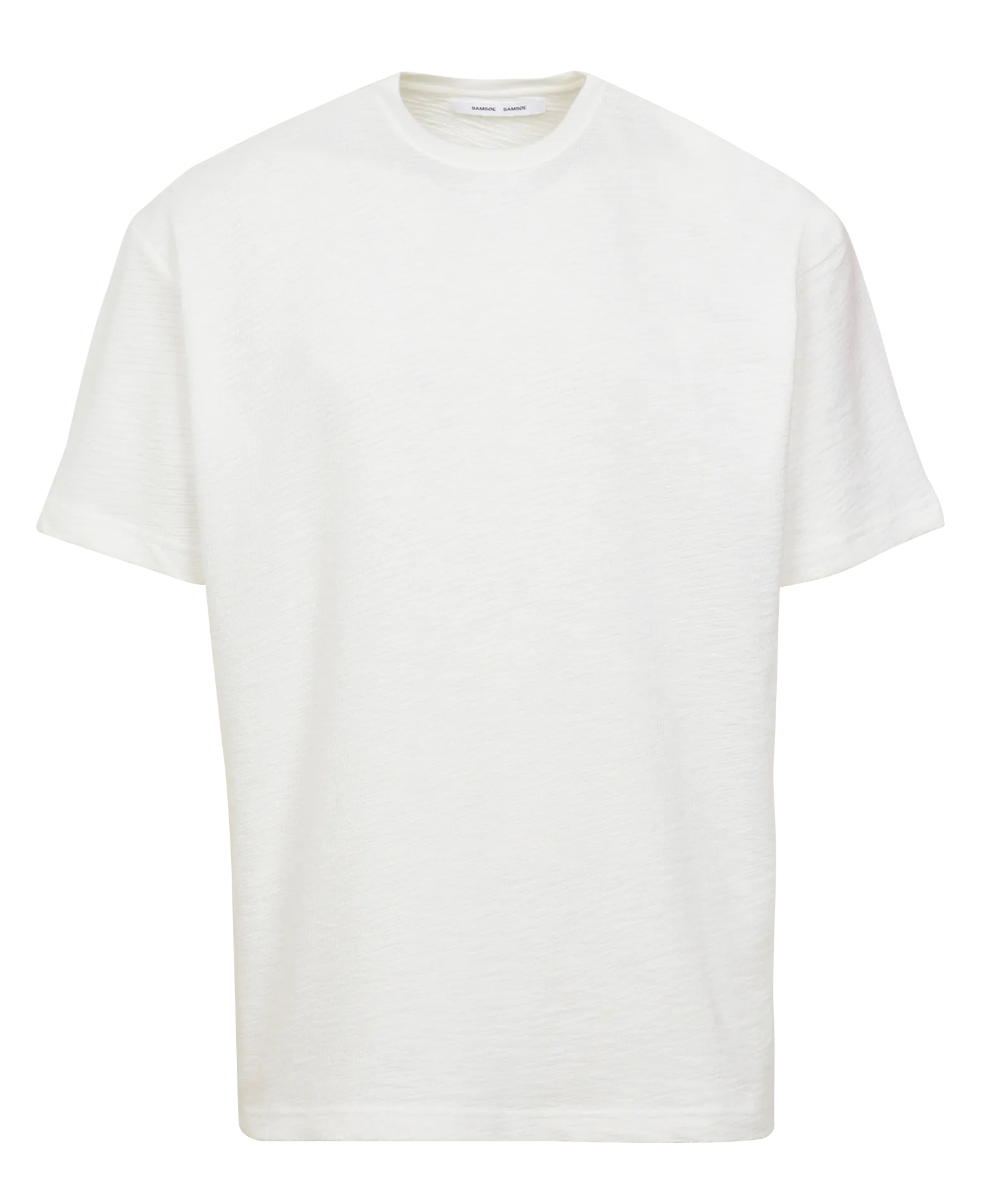 Weites Rundhals-T-Shirt aus Bio-Baumwolle Weiss SAKOEN