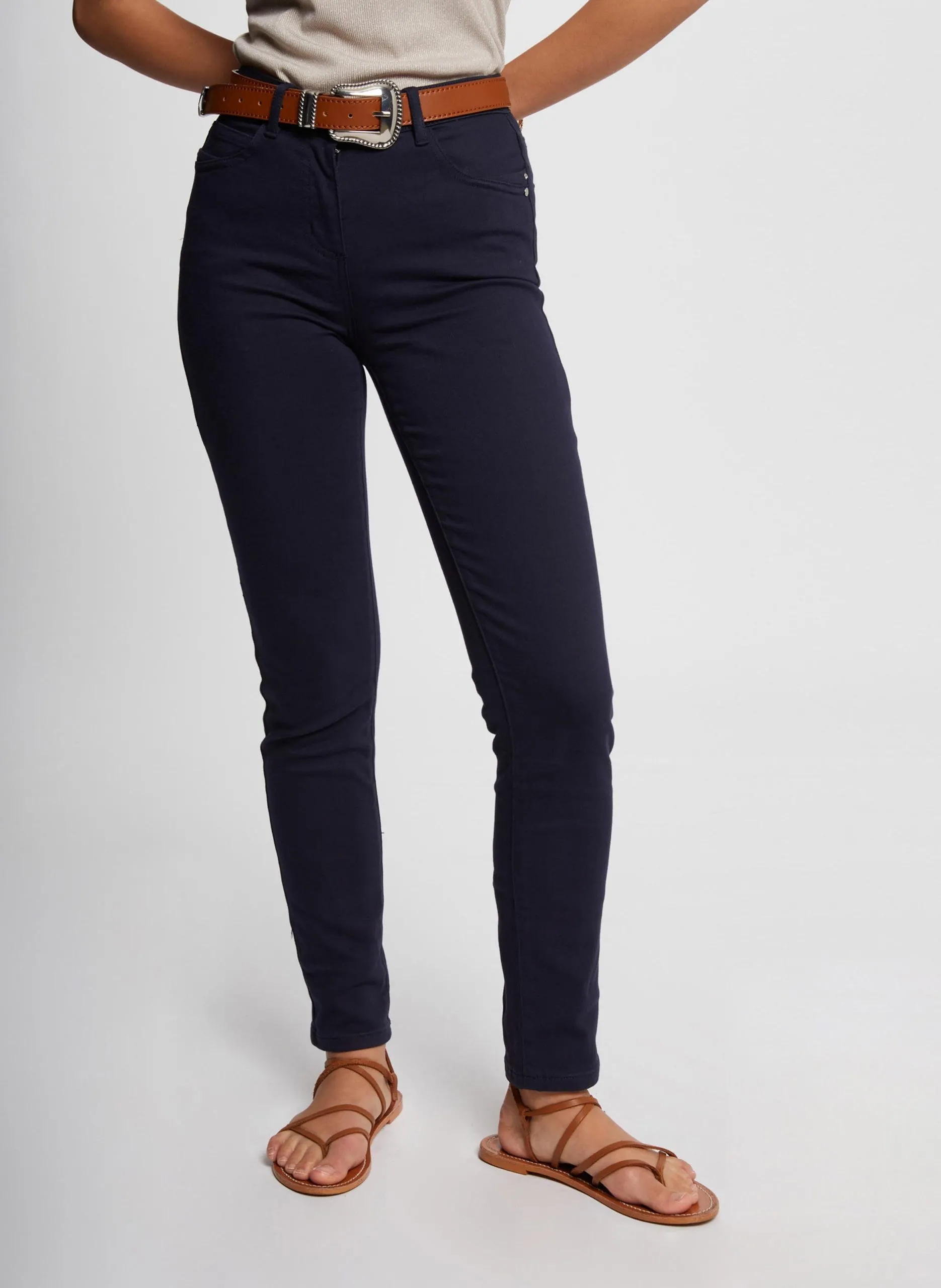 Skinny Jeans aus Baumwoll-Mix Blau 231-PRETTY