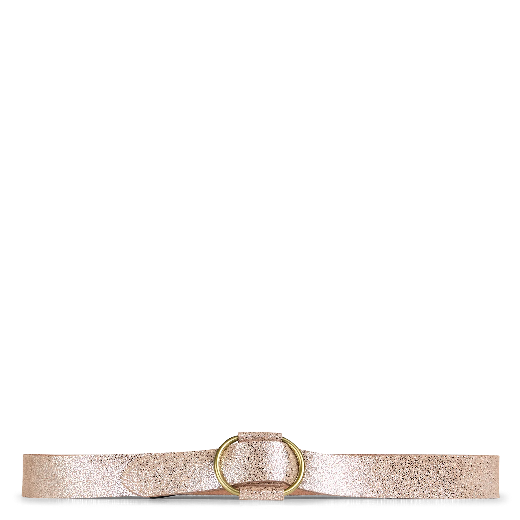 Cigo - Ledergürtel im Metallic-Look Silber PILJA