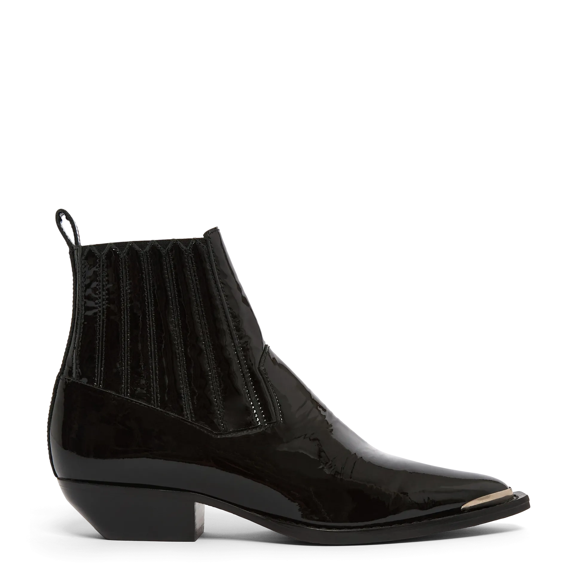 Bianca - Lederstiefeletten Schwarz GEORGIA