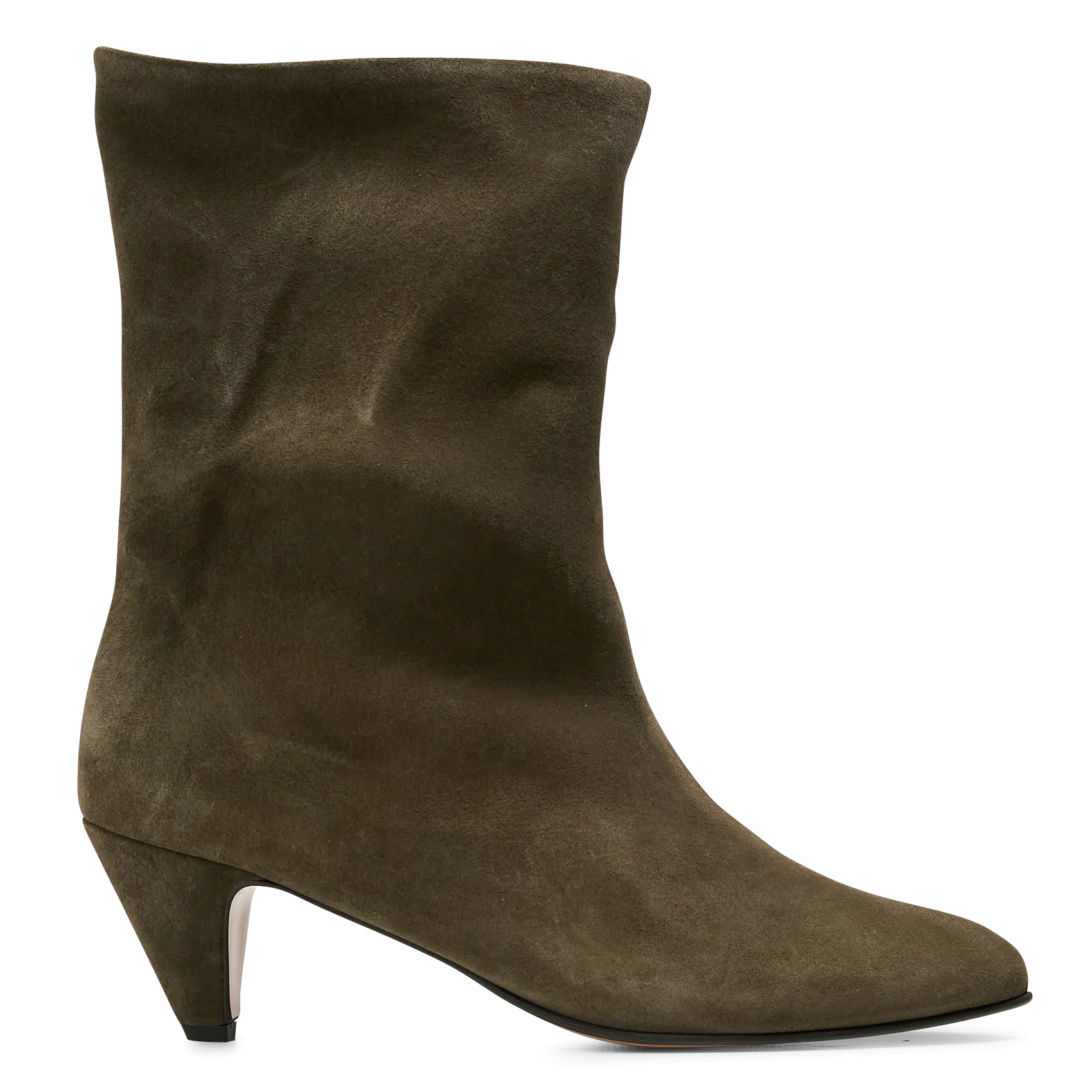 Stiefeletten mit Samt-Absatz Grun VULLY 50