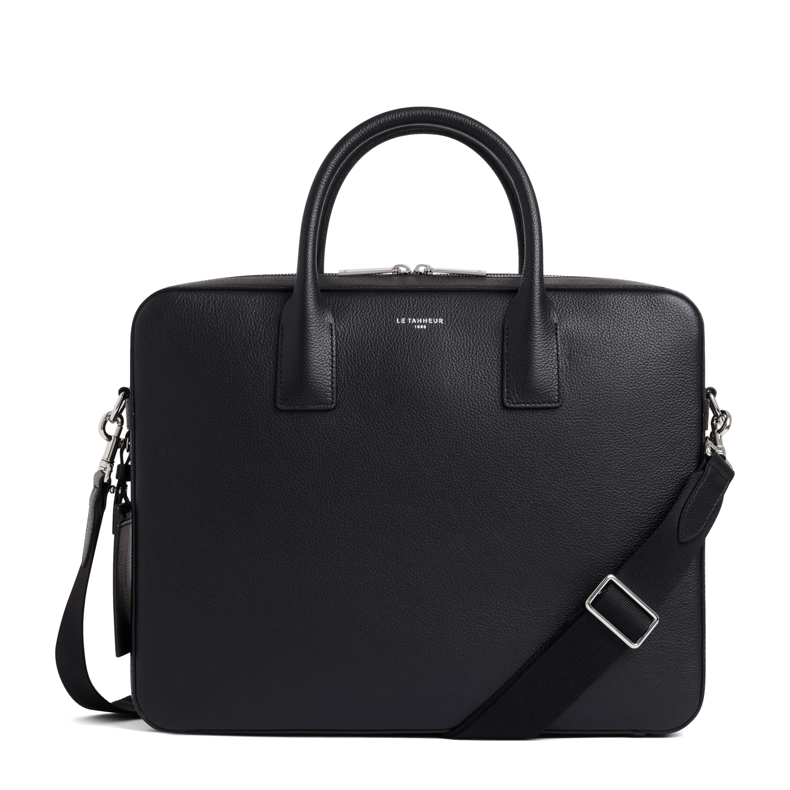 Aktenmappe aus Leder Schwarz EMILE