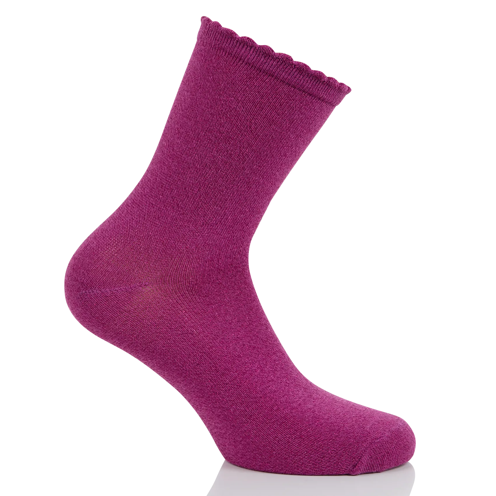 Socken aus Bio-Baumwoll-Mix Violett SEBBY