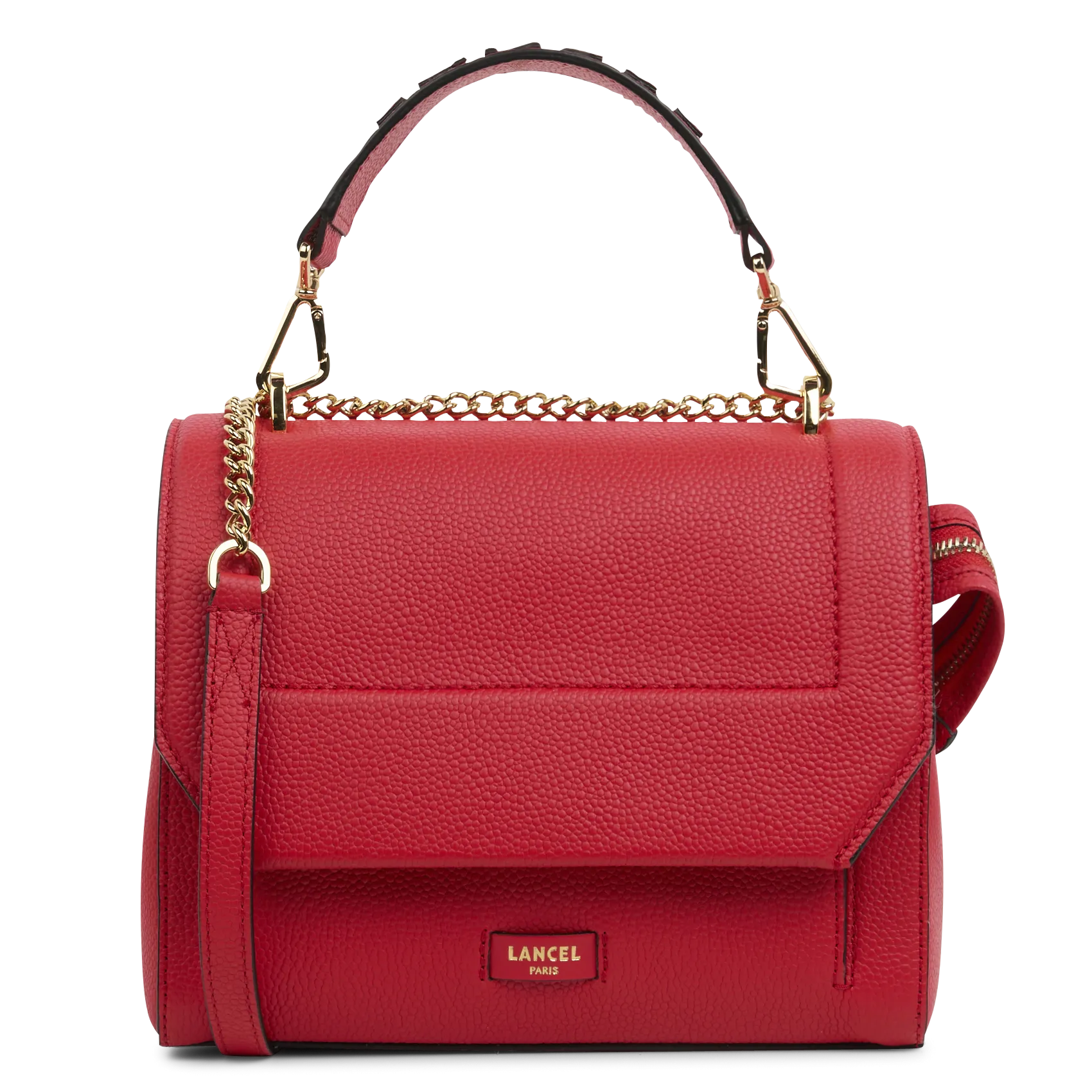 Pia Grand Modèle - Umhängetasche aus Leder Rot NINON M