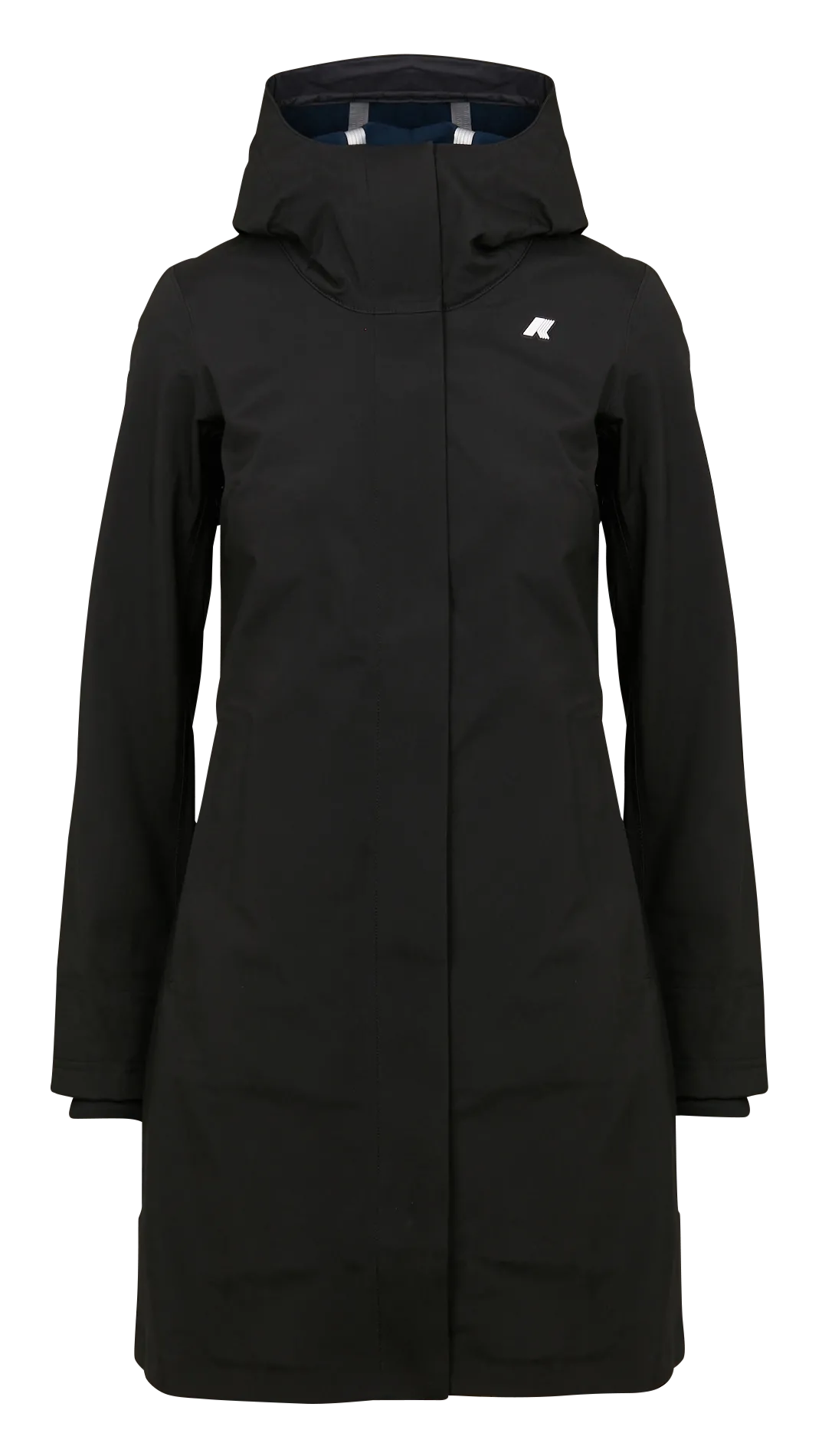 Regenjacke mit Stehkragen Schwarz STEPHY BONDED