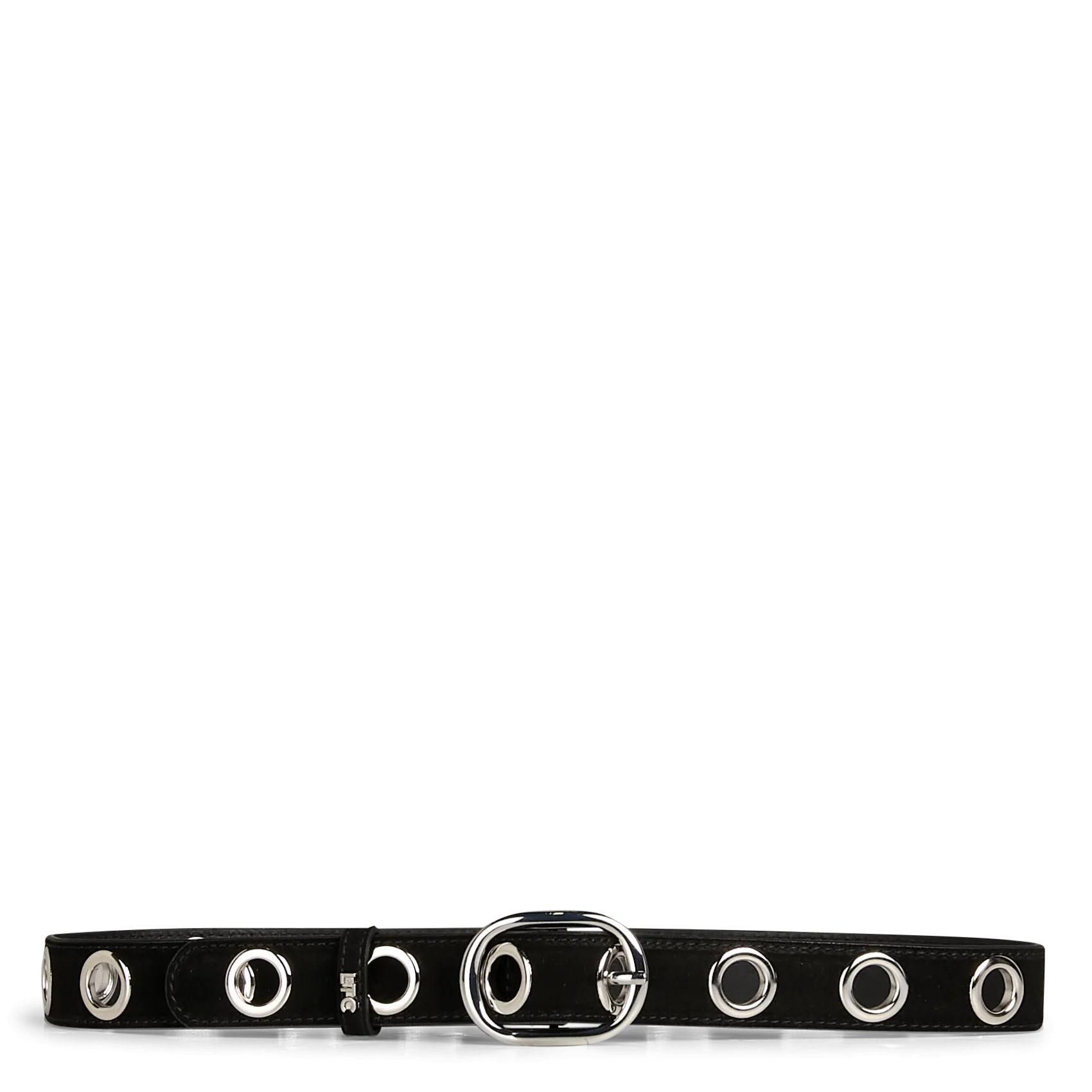Ledergürtel mit Ösen Schwarz WILDEN