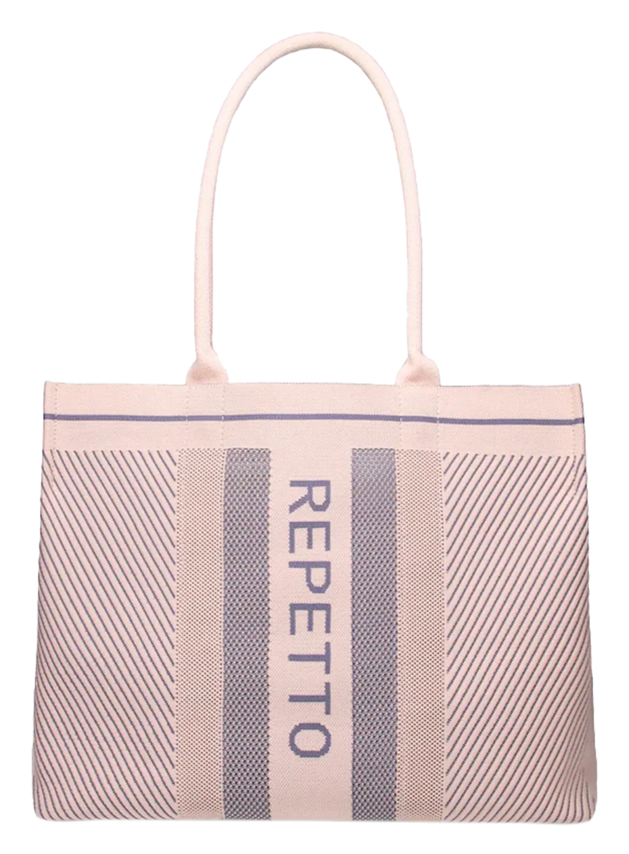 Shopper aus Stroh Rosa