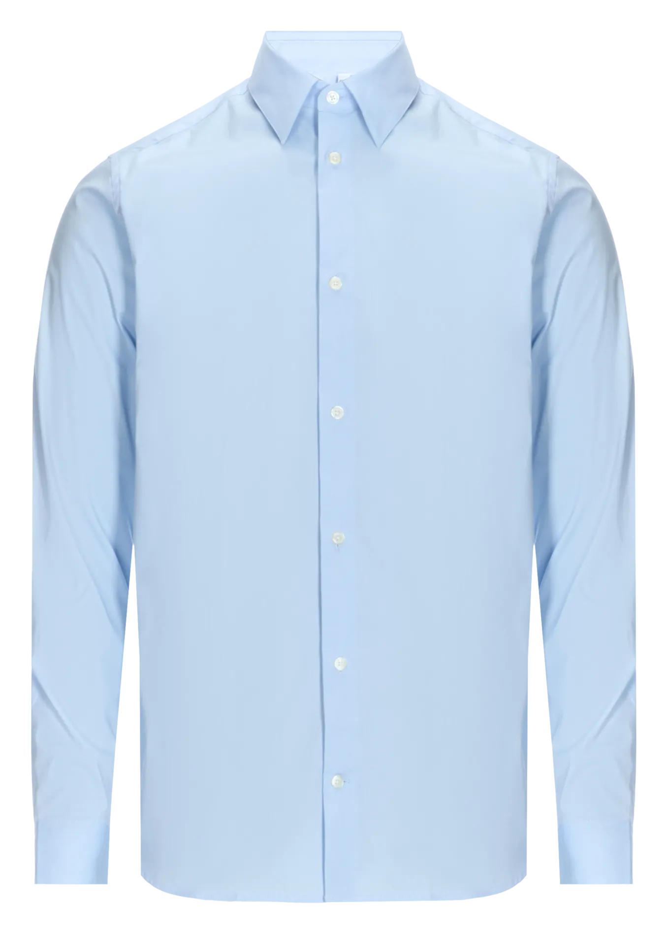 Regular Hemd aus Baumwollmischung Blau ESTRETCH