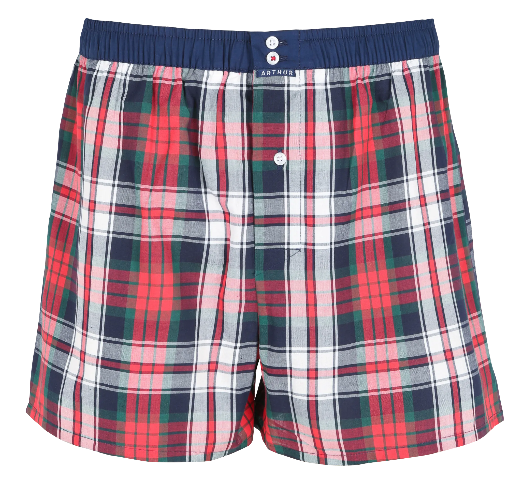 Weite Baumwollhose Rot