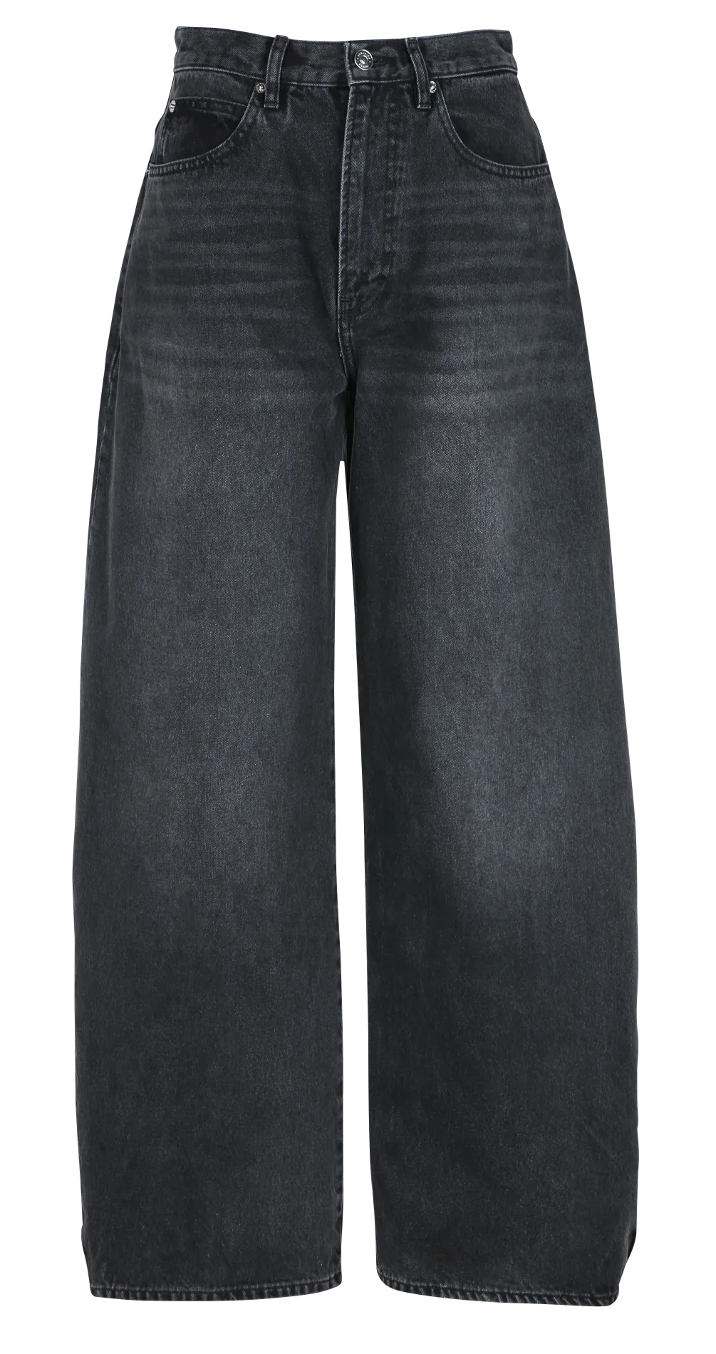 Baggy-Jeans aus Baumwolle Grau MEXICO