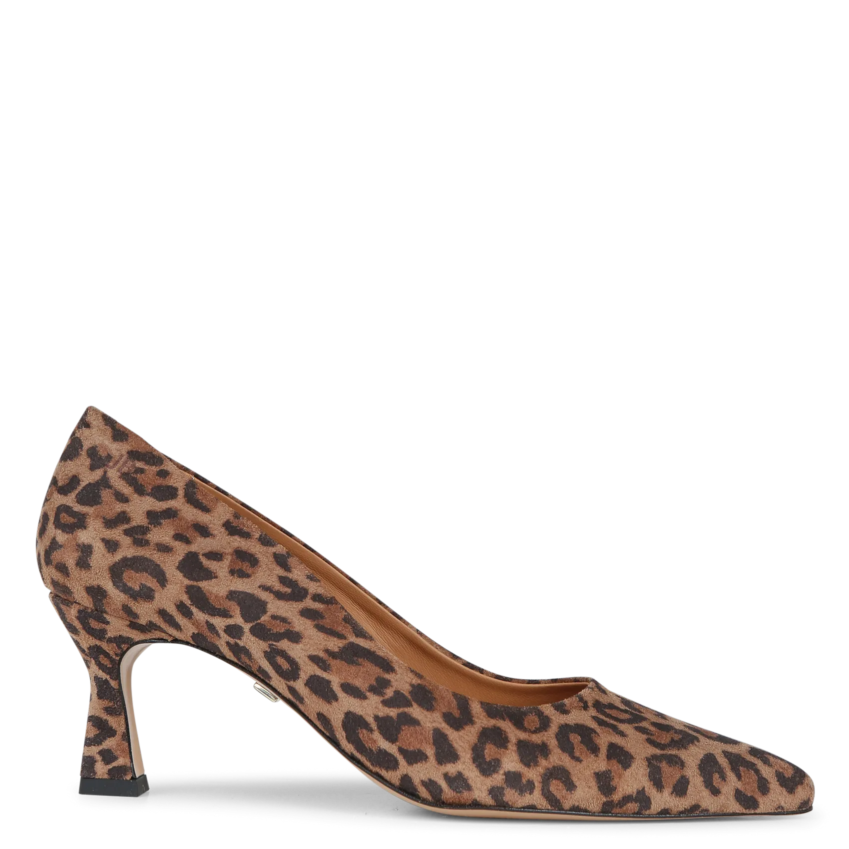 Lederpumps mit Druck Braun LIERRE