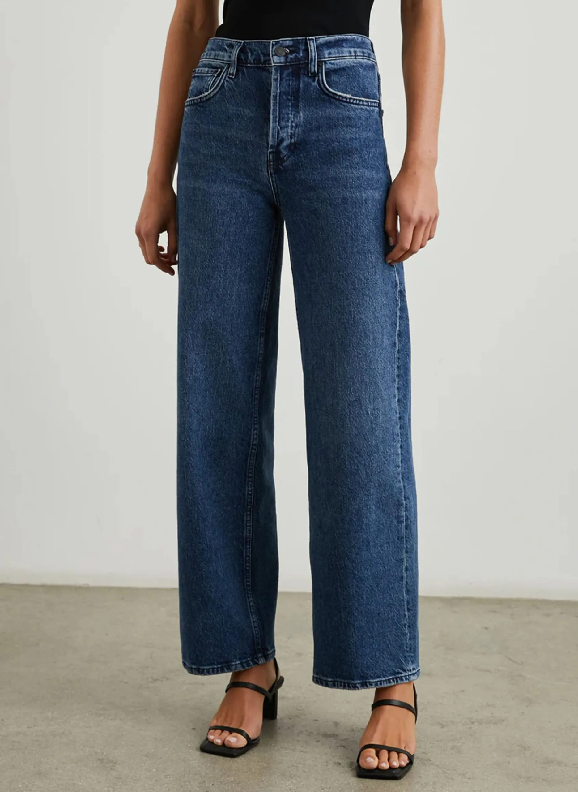 Gerade Jeans Blau GETTY