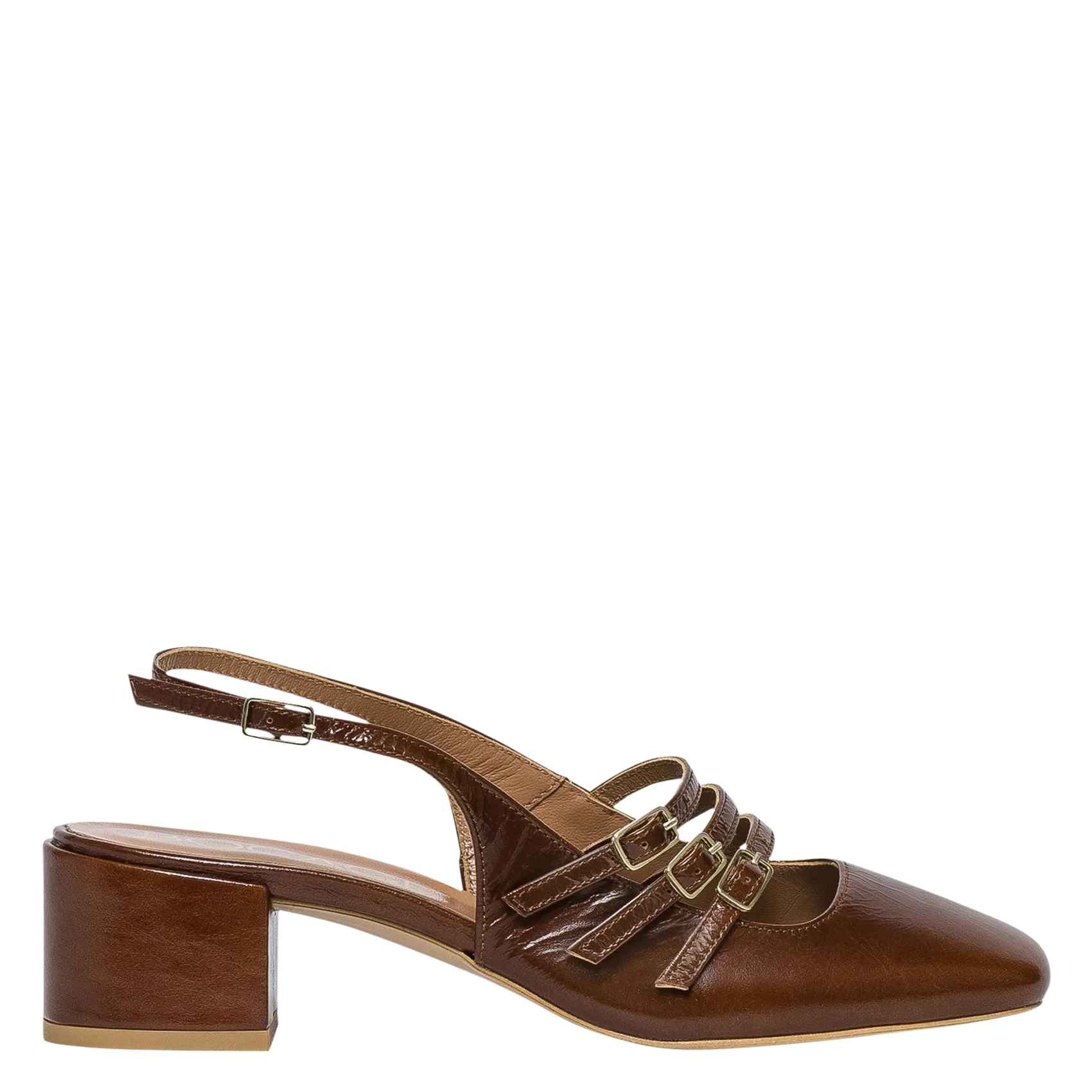 Babyschuhe mit Absätzen aus Leder Braun DEMI