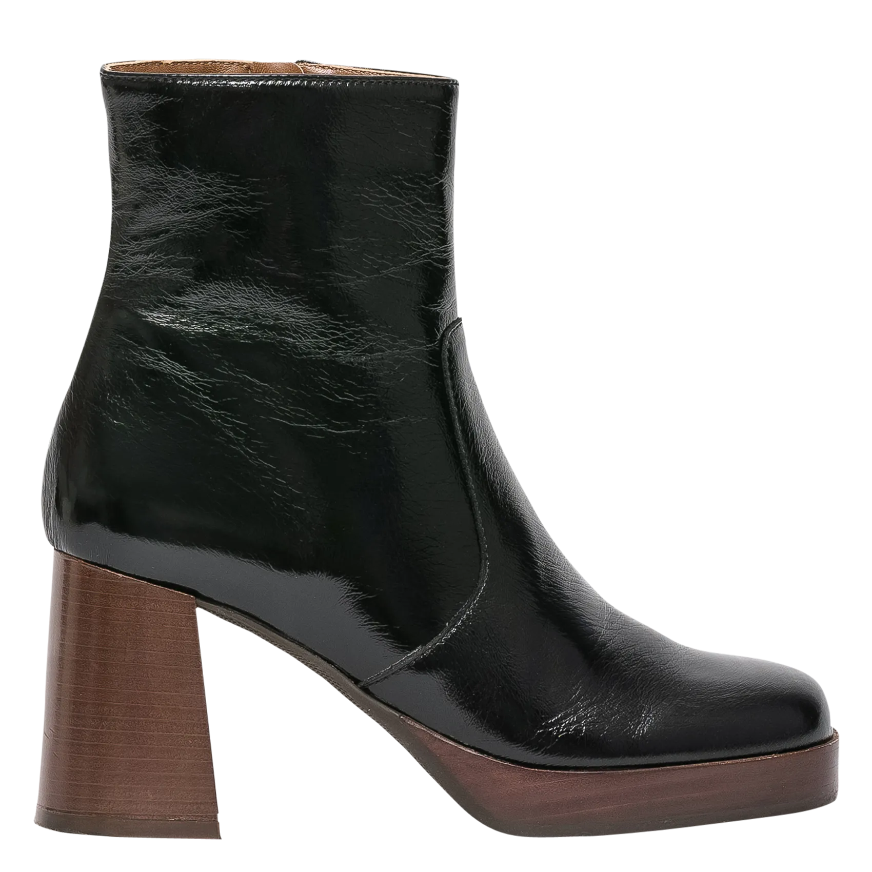 - 100% Leder, - abgerundet, - Reißverschluss innen, - Absatzhöhe: 9 cm. Schwarz EZRA