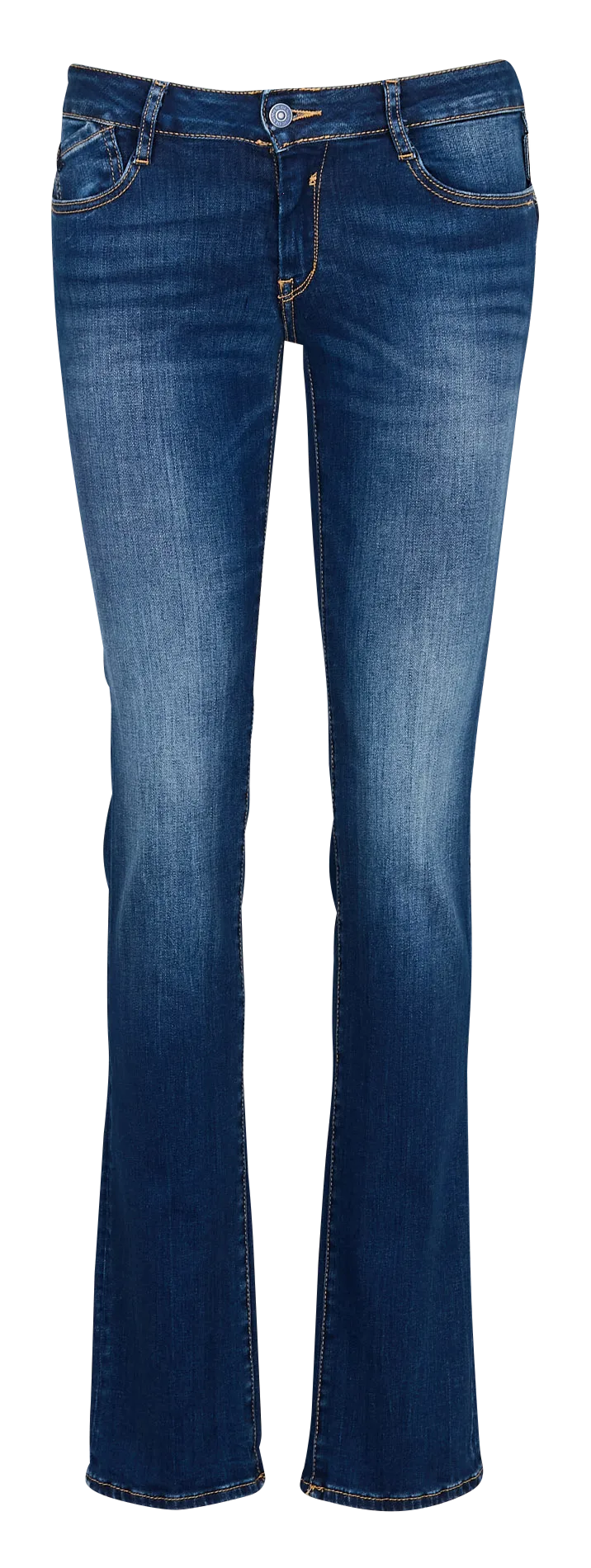 Gewaschene Jeans aus Baumwollmischung Blau PULPREG
