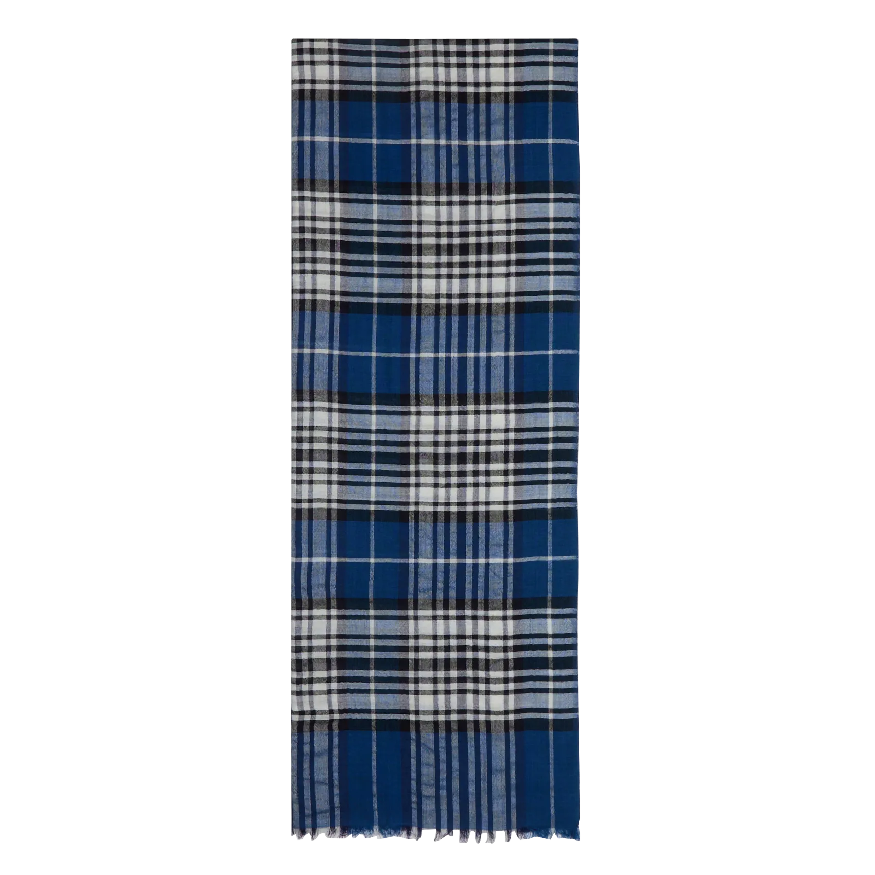 Bedruckter Foulard aus Wolle Mehrfarbig