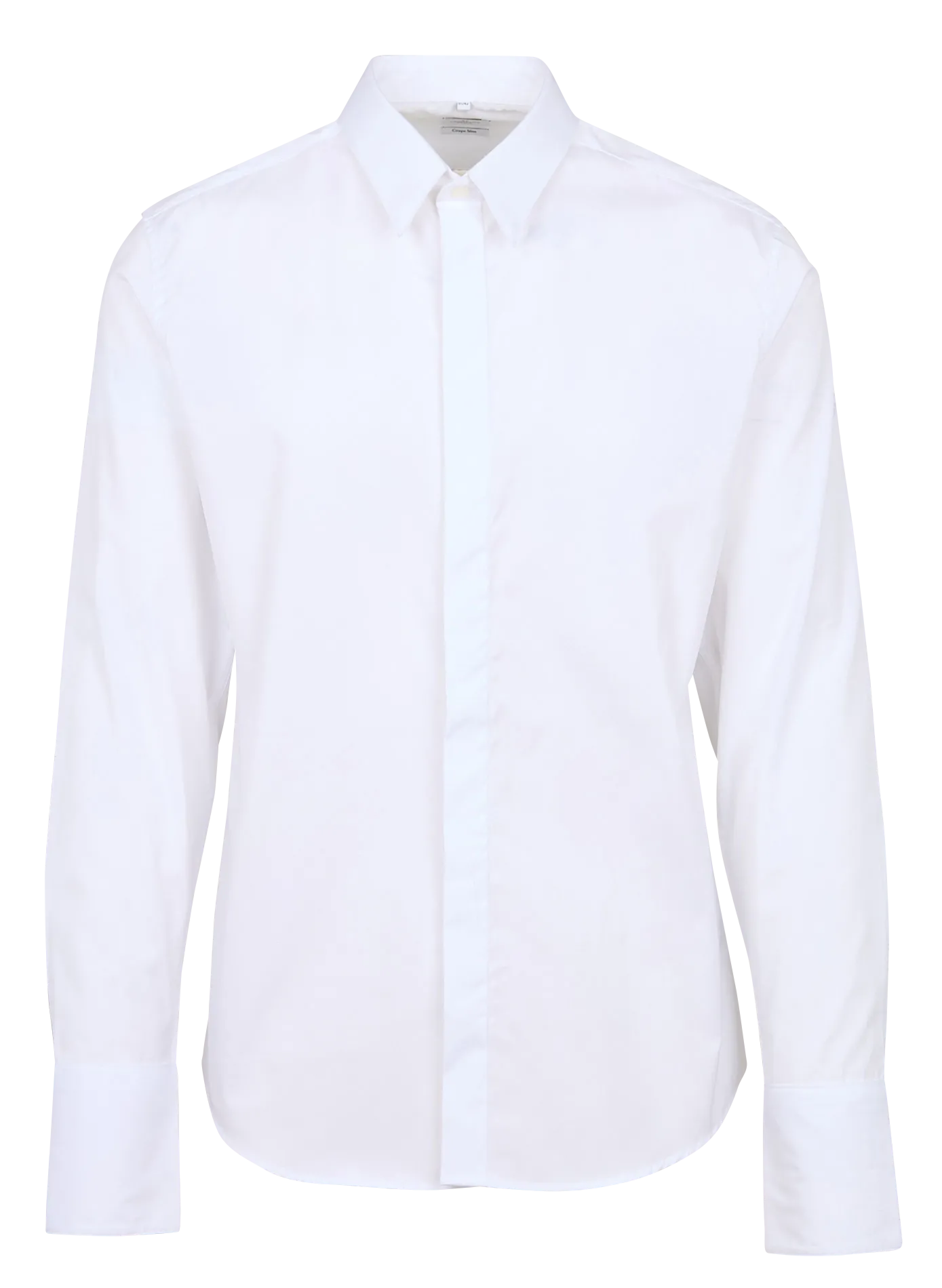 Slimfit-Hemd aus Baumwolle Weiss KRAVE