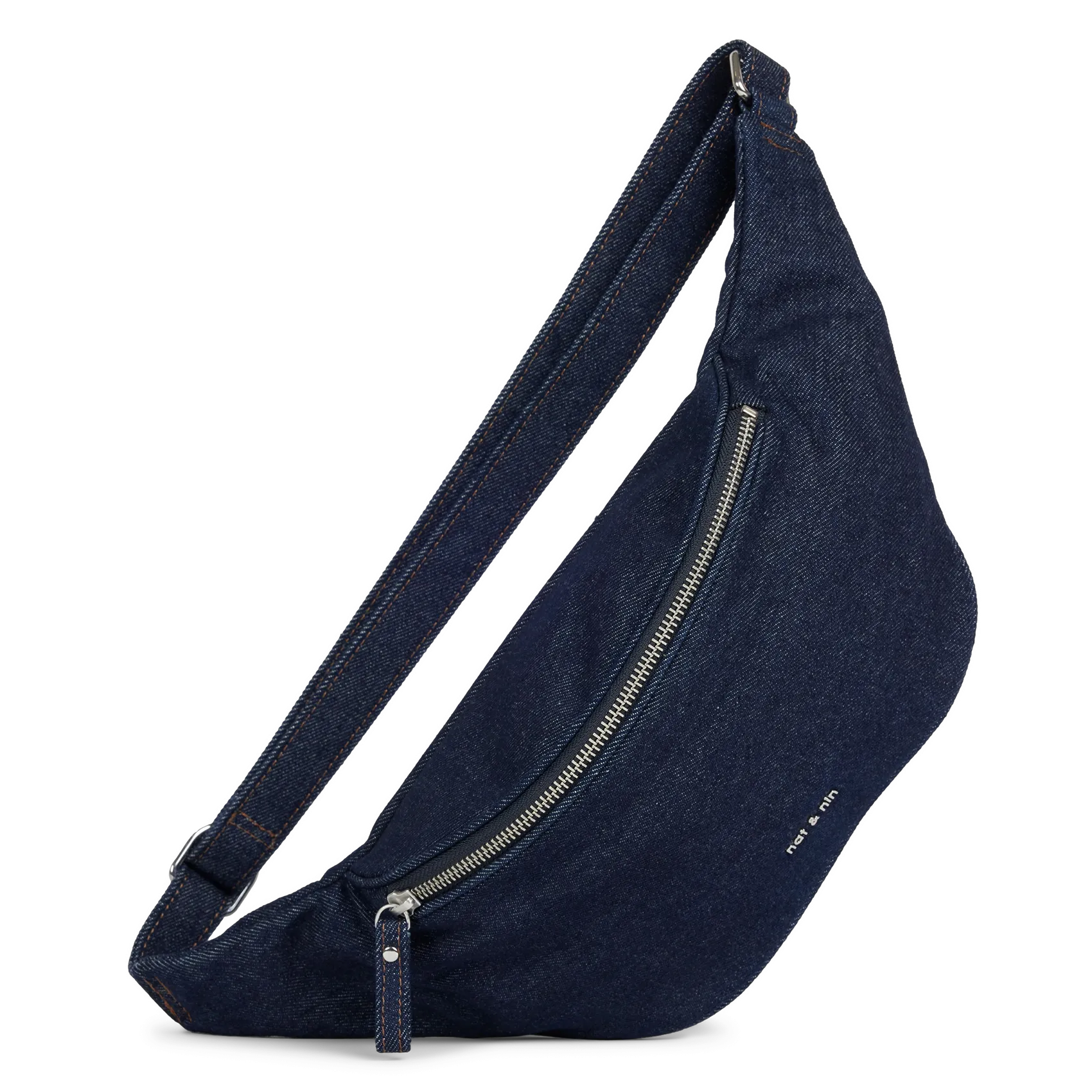 Bauchtasche aus Baumwolldenim Blau TRACY