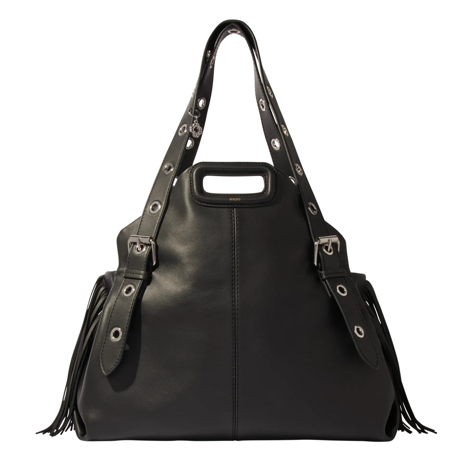 Große Ledershopper-Tasche Schwarz MISS M XL