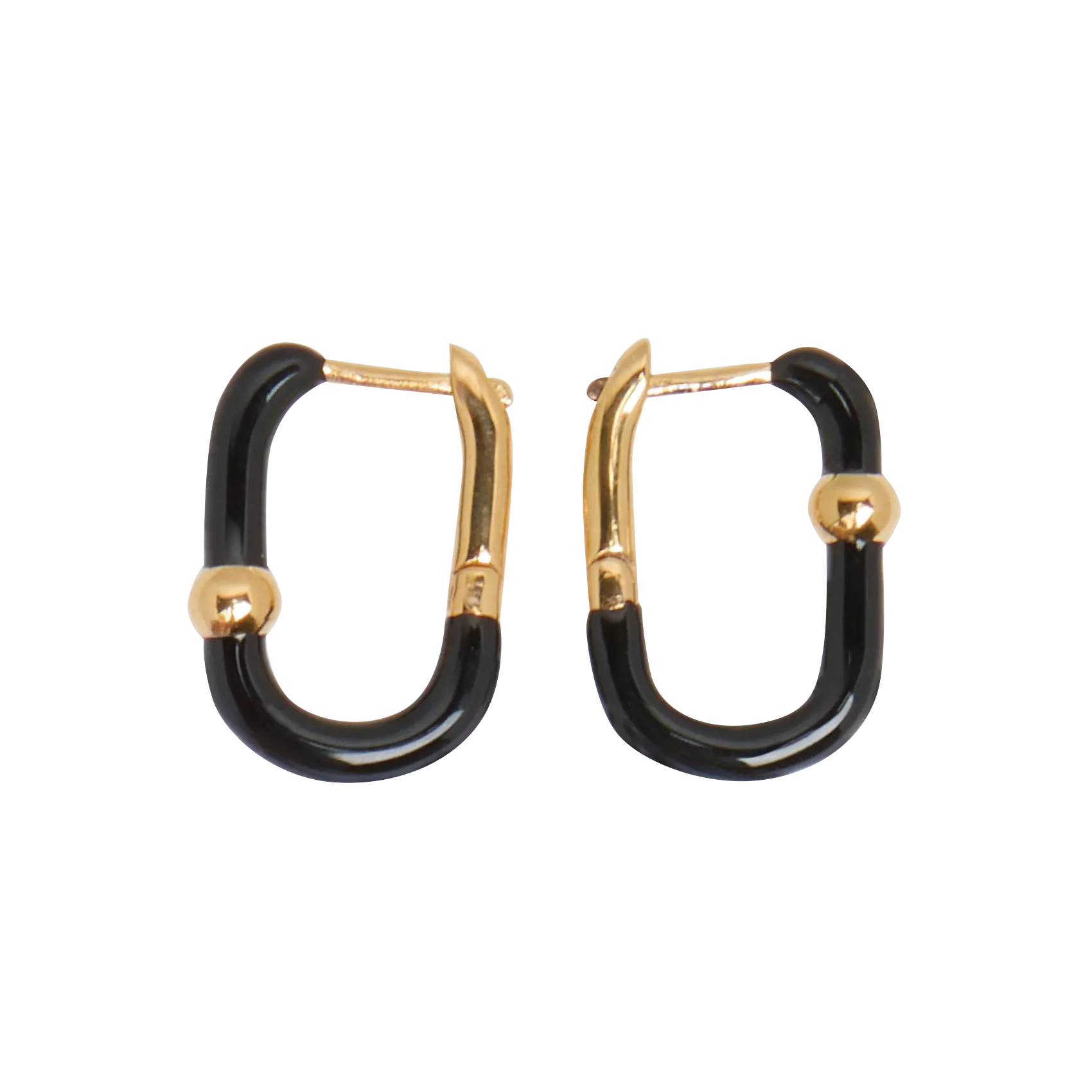 Geschlossene Ohrringe Schwarz MINI GEORGY
