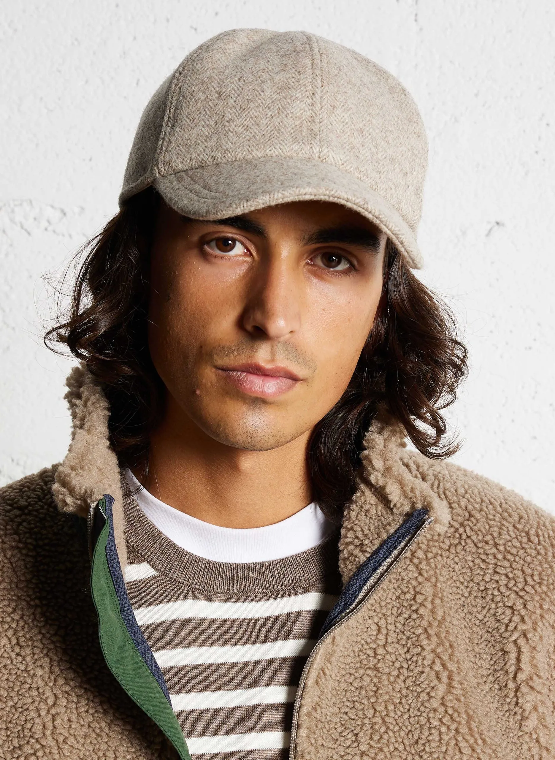 Kappe aus Wolle Beige FABIEN