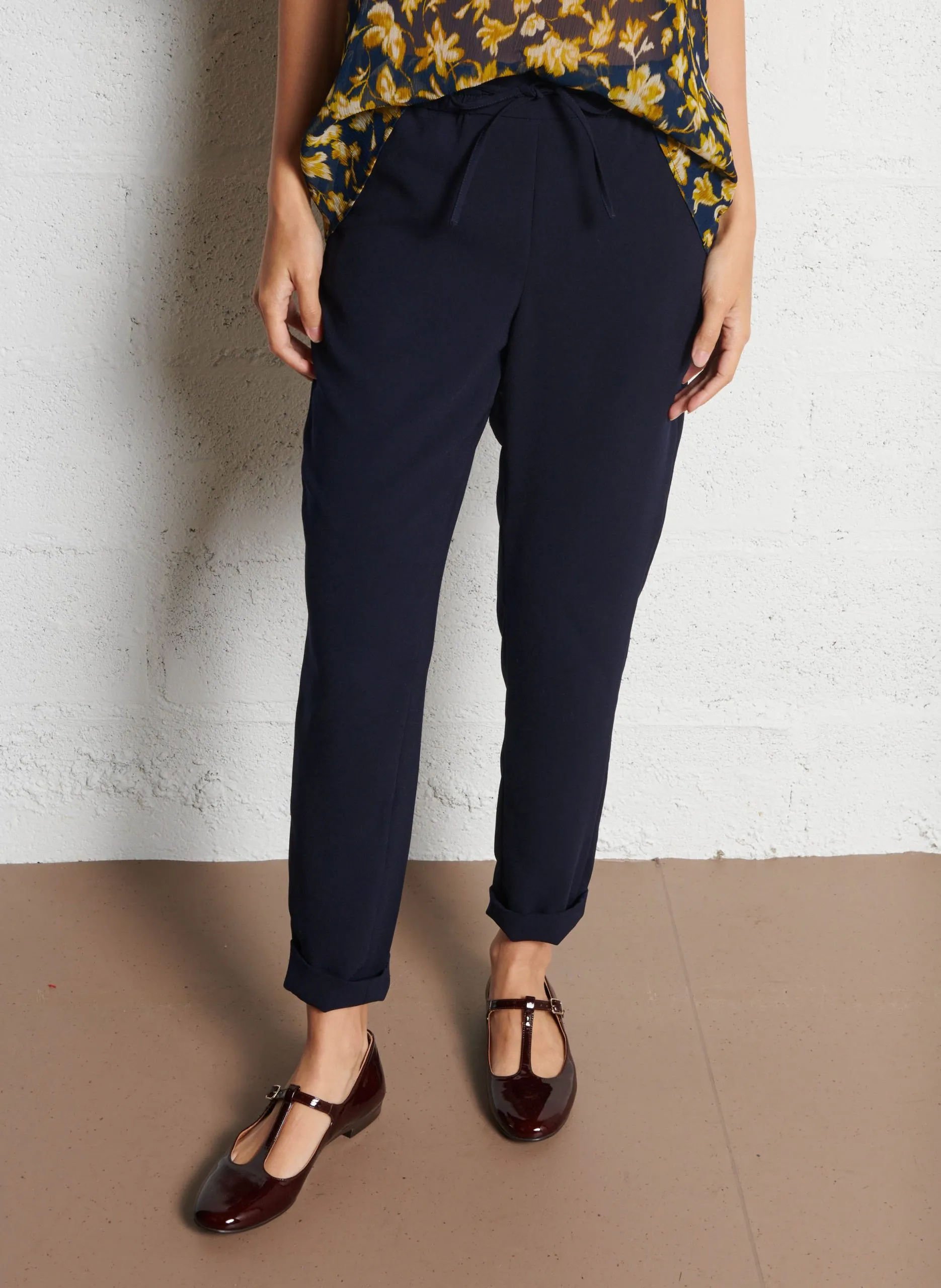 Gerade Chinohose Blau FERDINAND