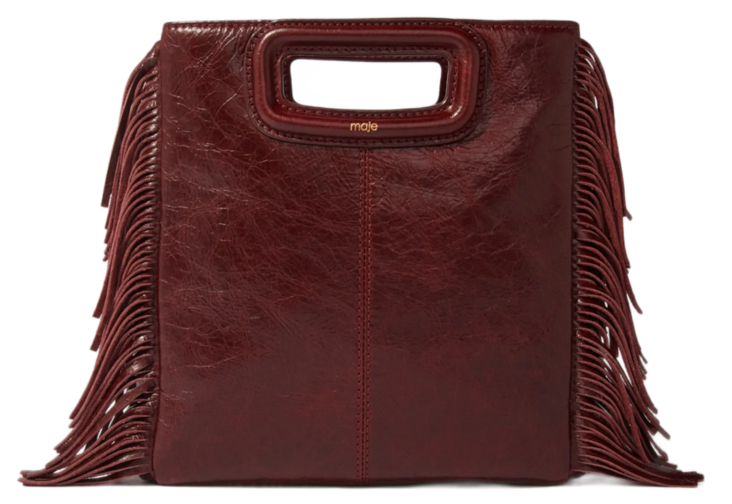 Brieftasche aus Leder Rot M