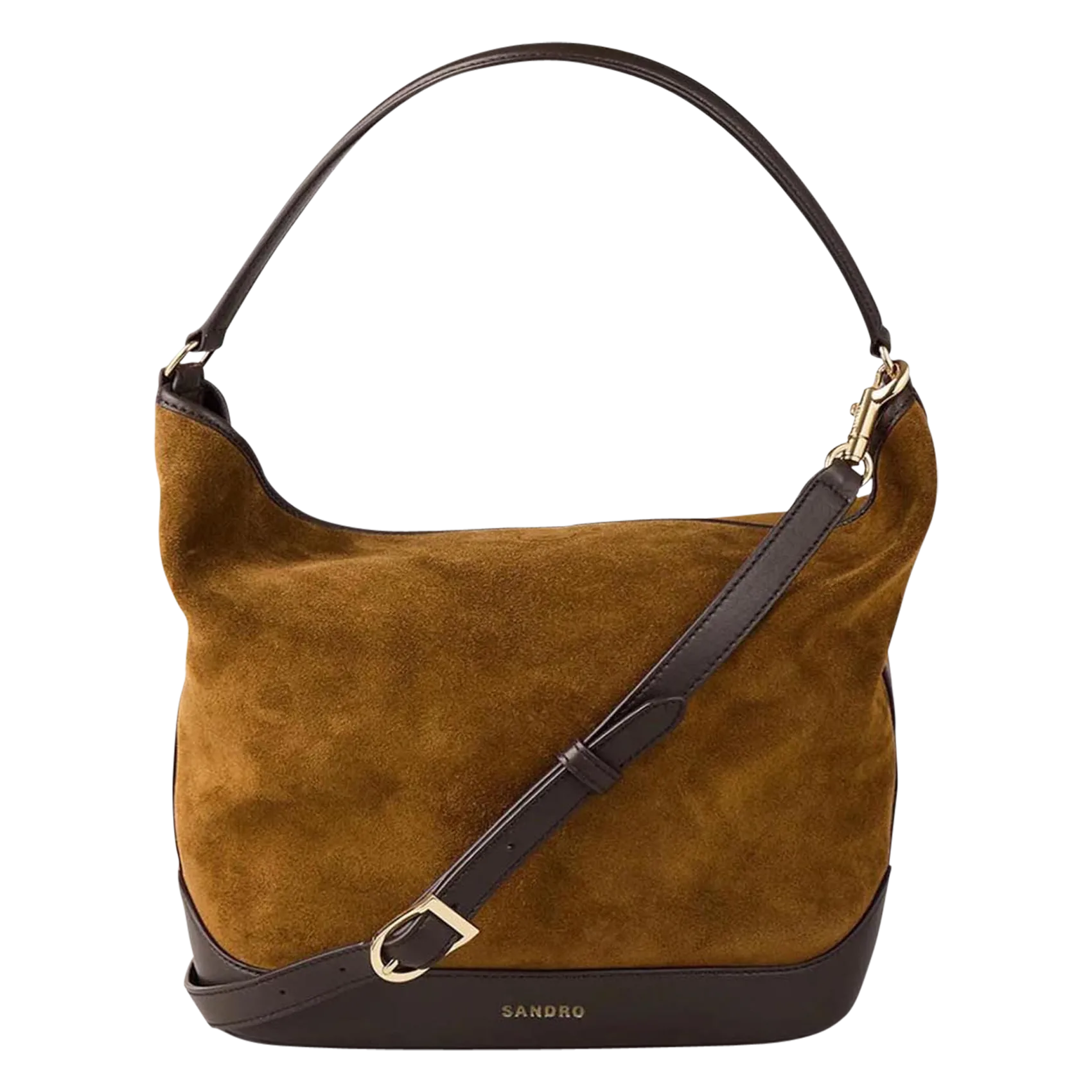 Umhängetasche aus Wildleder Braun TANGOSO