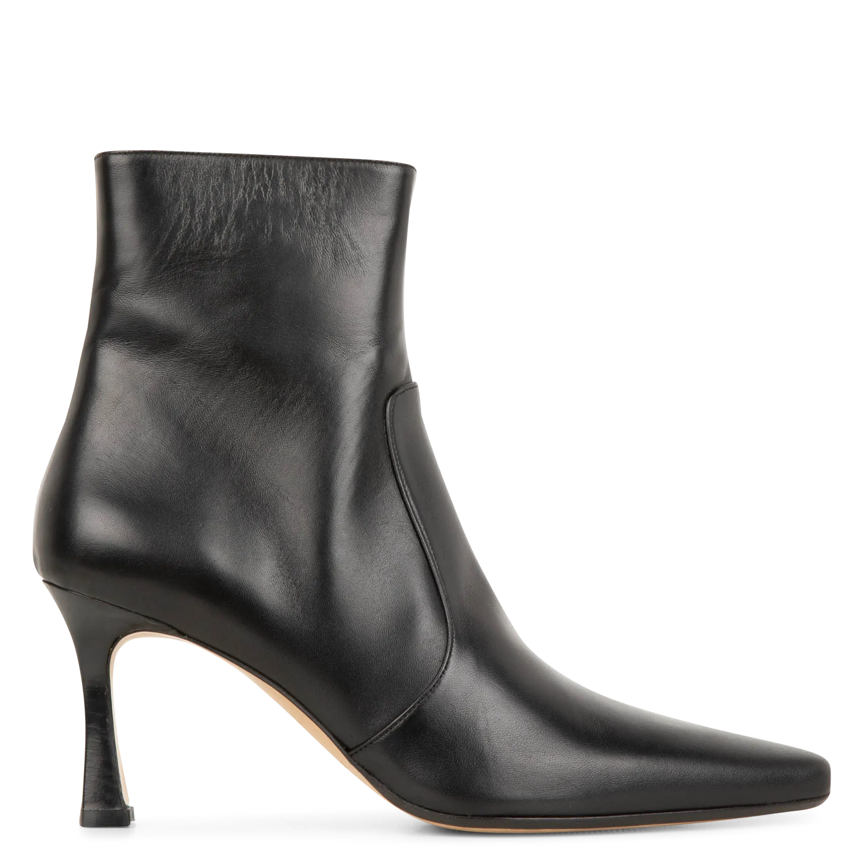 - 100% Leder, - abgerundet, - Reißverschluss innen, - Absatzhöhe: 9 cm. Schwarz N°712