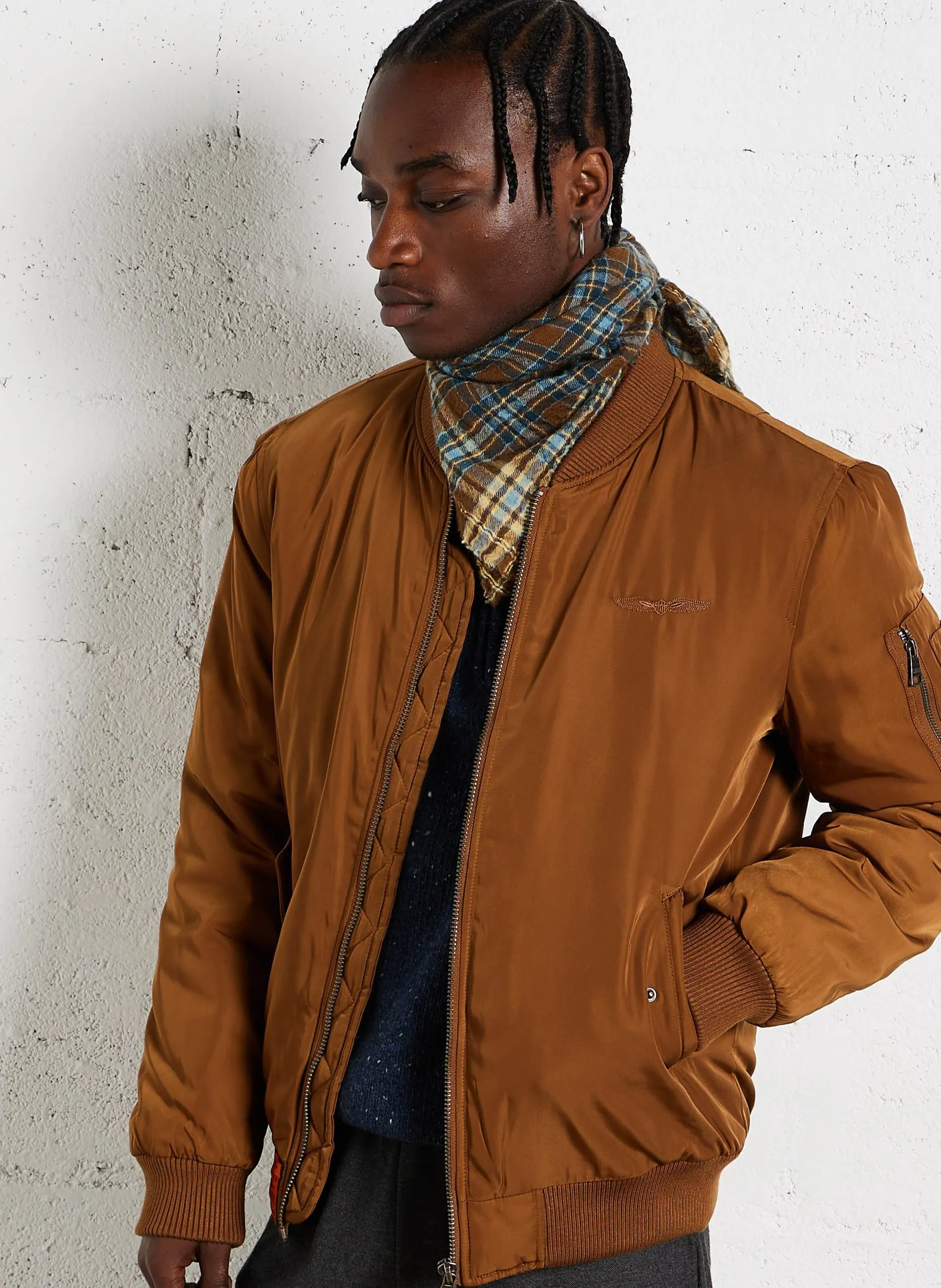 Frederic - Wattierte Bomberjacke Braun ORIGINAL