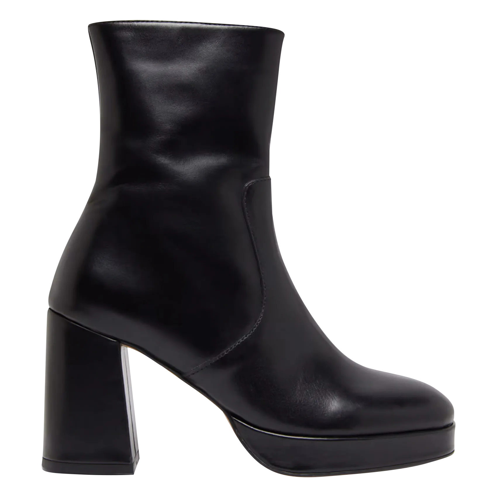 - 100% Leder, - abgerundet, - Reißverschluss innen, - Absatzhöhe: 9 cm. Schwarz VESNA