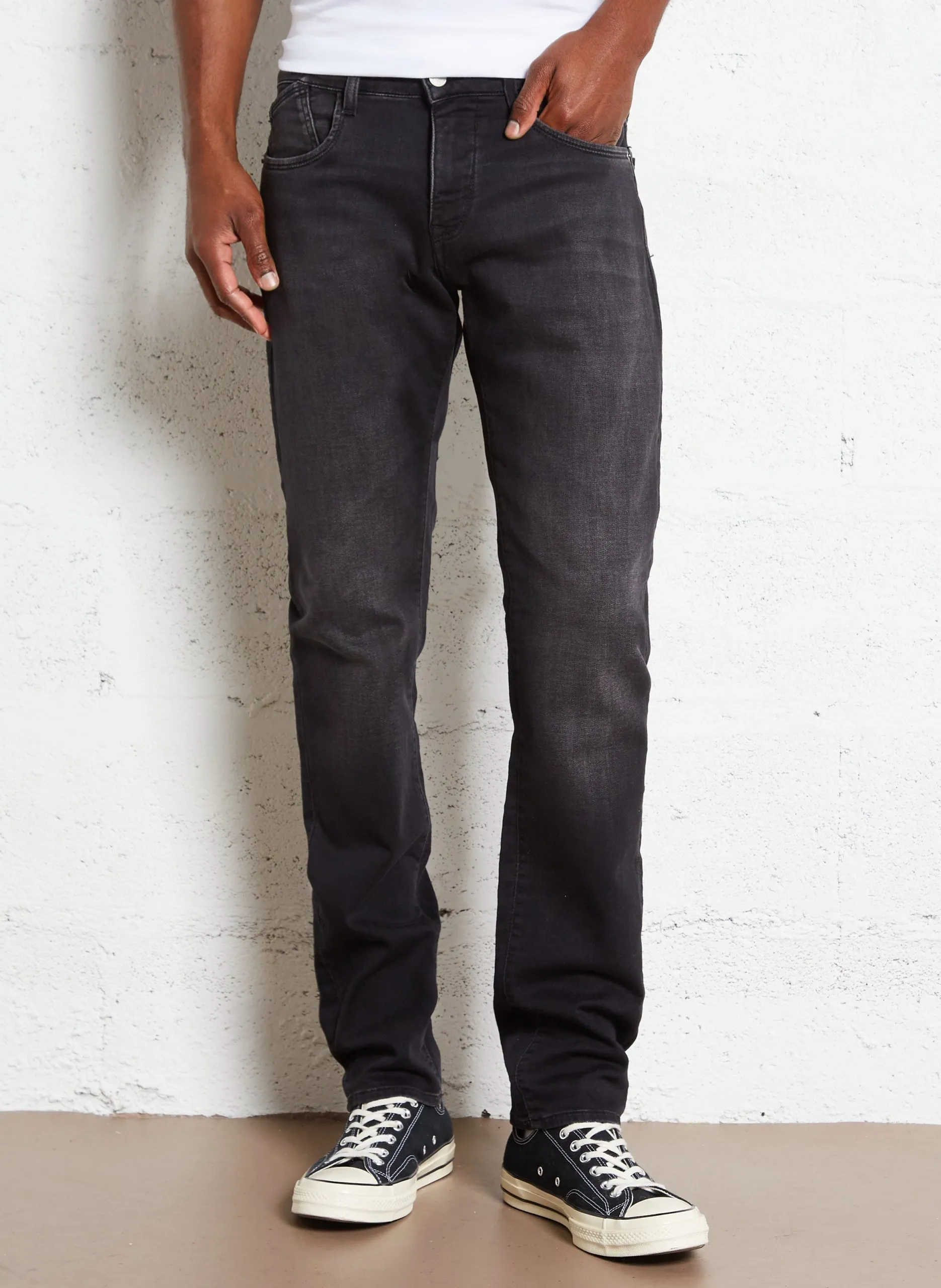 Regular Fit Jeans Schwarz 800/12JO