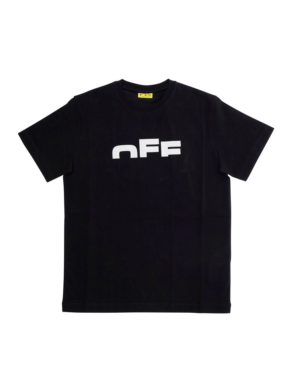 Schwarzes T-Shirt mit Rundhalsausschnitt, Logodruck vorne und hinten und Pfeildruck hinten aus Baumwolle Jungen