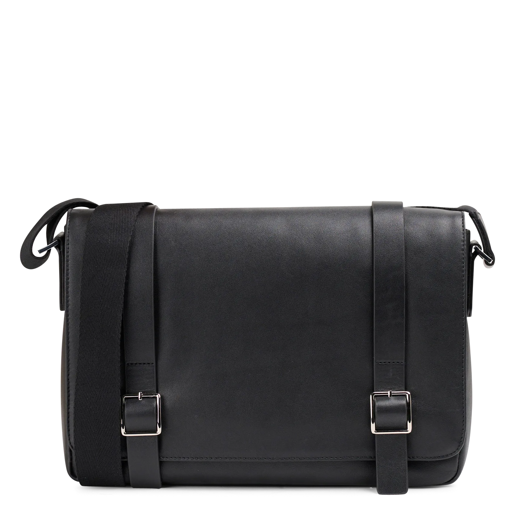 Aktentasche aus Nubukleder Schwarz