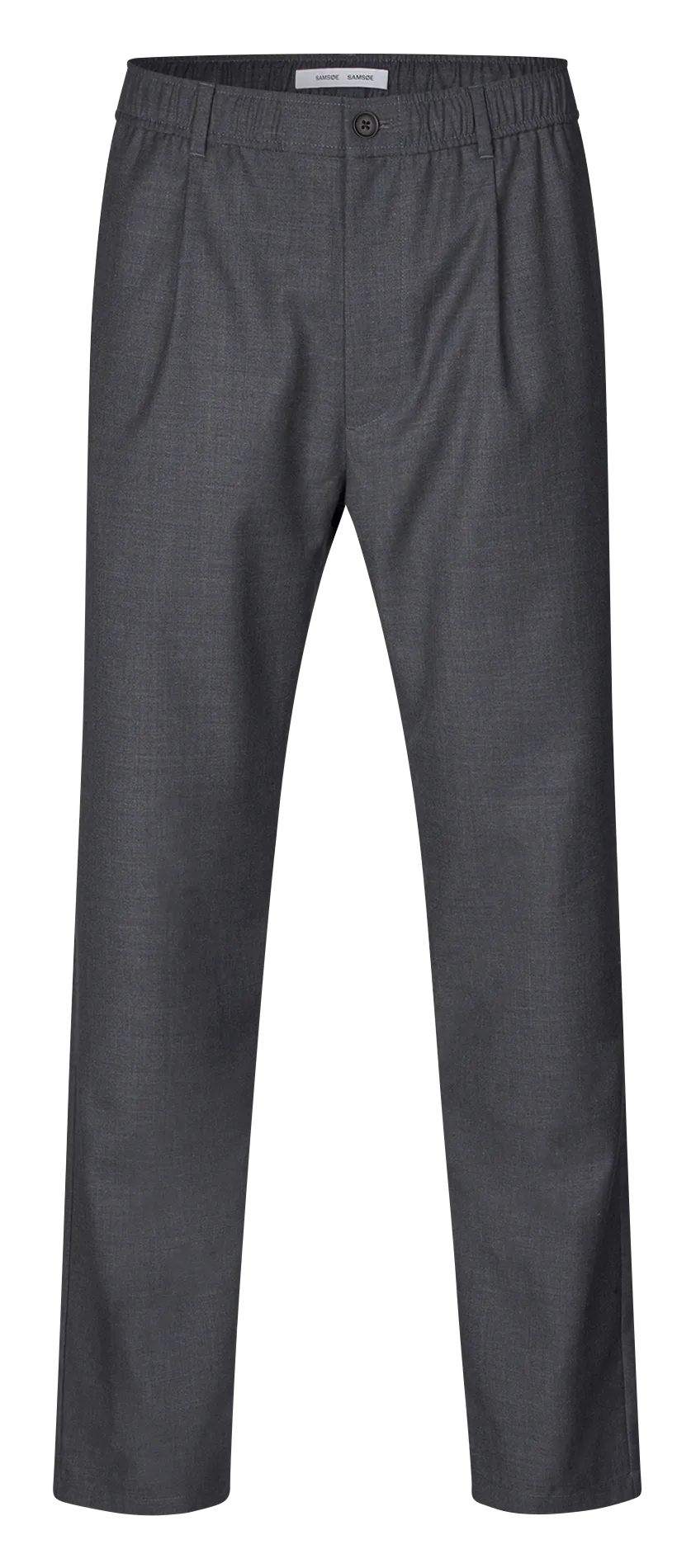 Gerade geschnittene Hose - Woll-Mix Silber SABERTIL