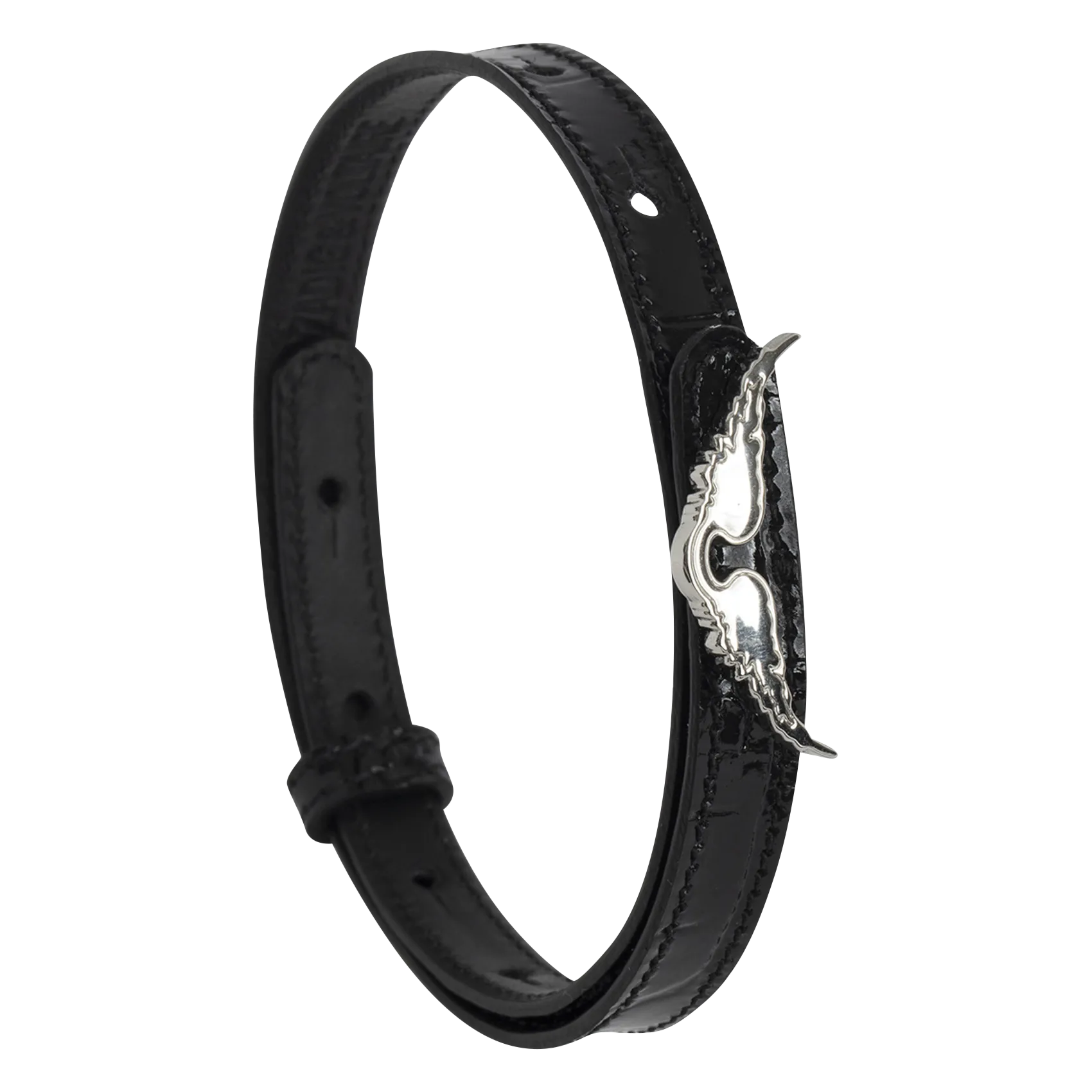 Ohrringe mit Strass Schwarz ROCK