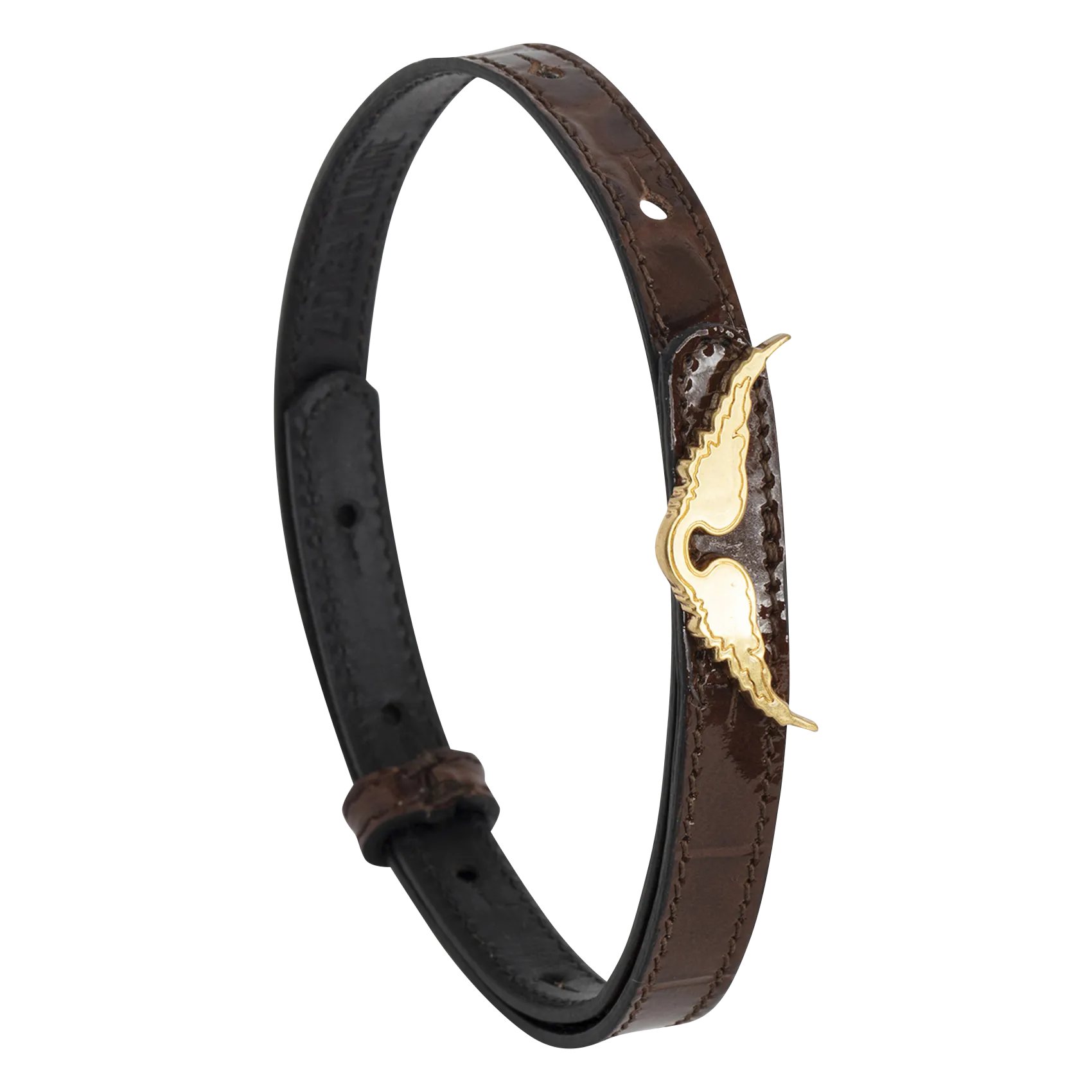 Ohrringe mit Strass Braun ROCK