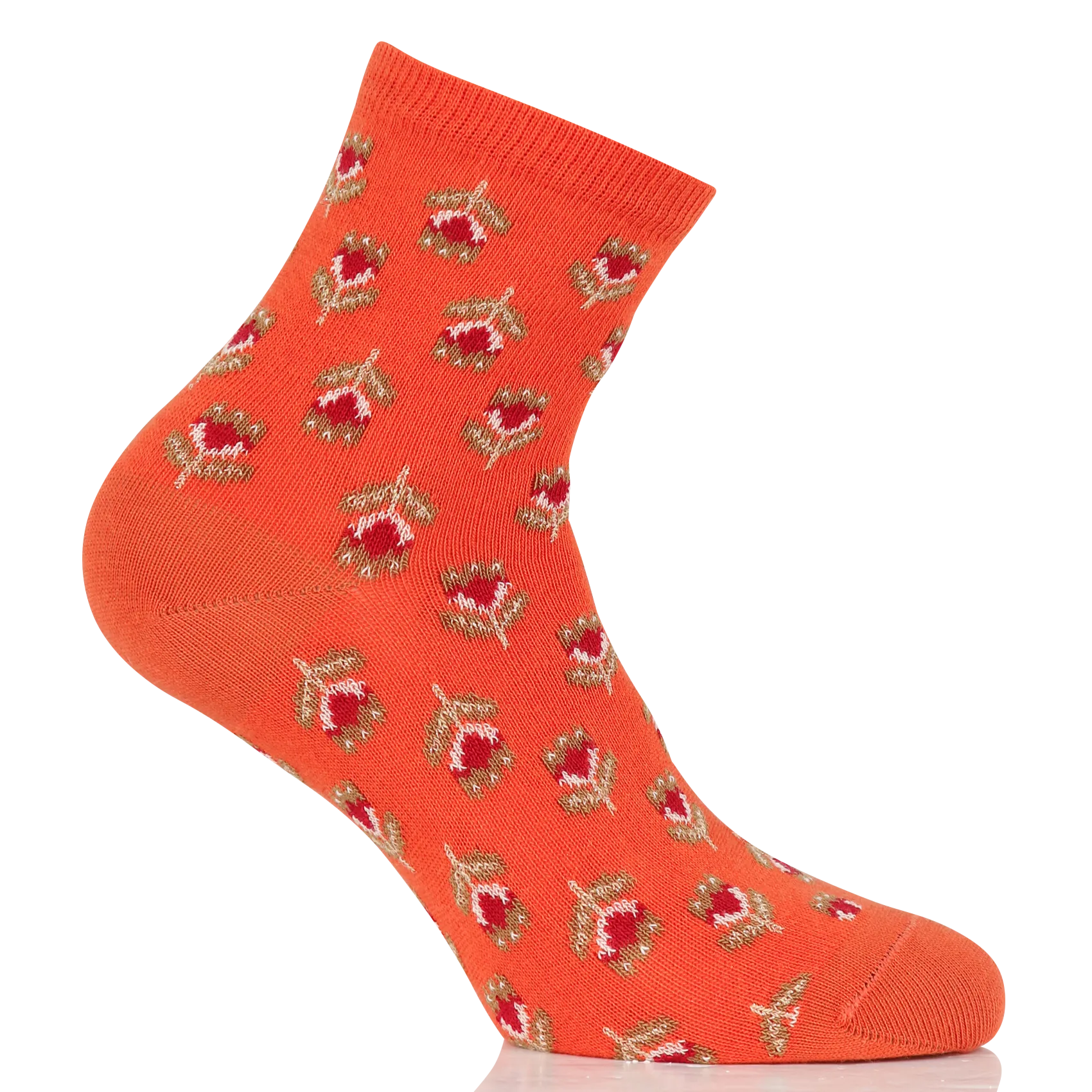 Söckchen mit Motiven Orange