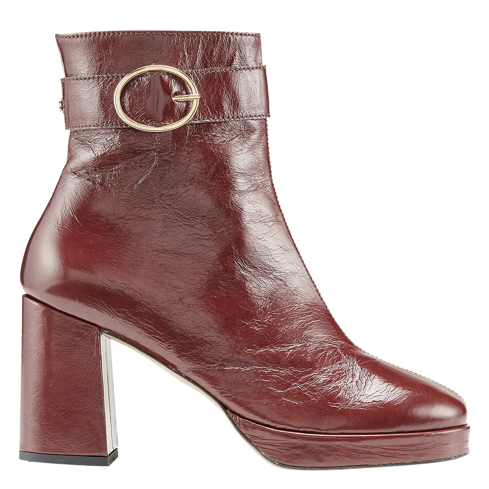 - 100% Leder, - abgerundet, - Reißverschluss innen, - Absatzhöhe: 9 cm. Braun PIA