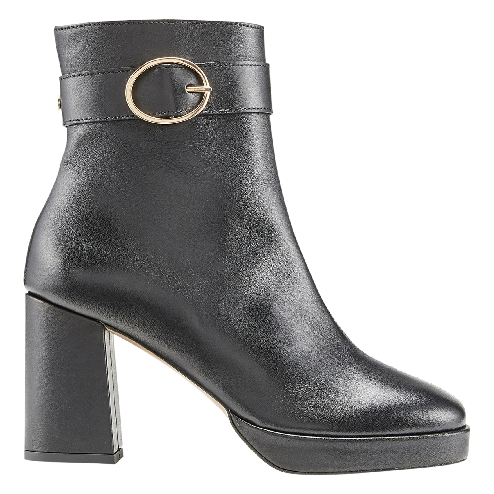 - 100% Leder, - abgerundet, - Reißverschluss innen, - Absatzhöhe: 9 cm. Schwarz PIA