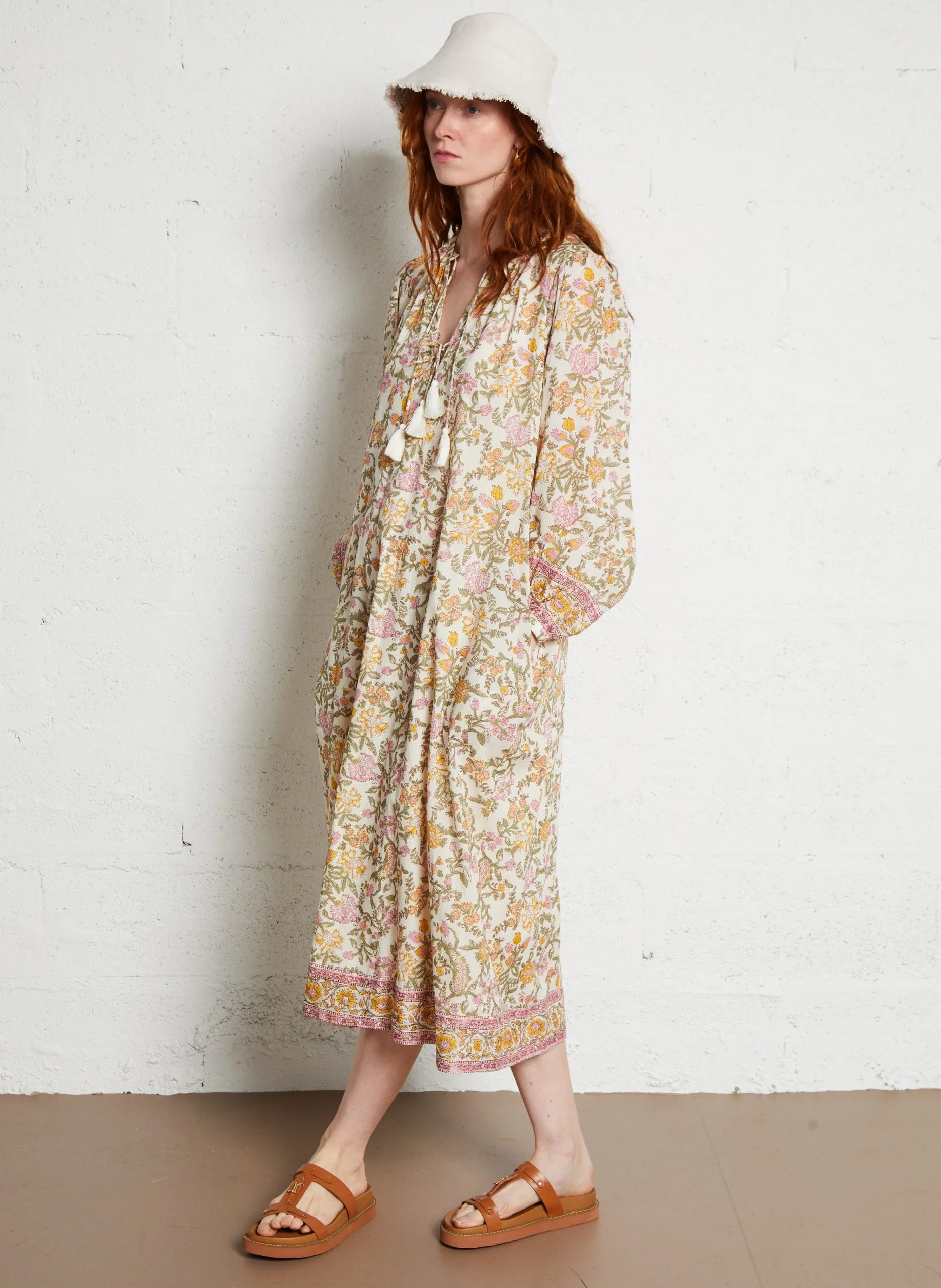 Wikkelrok van biokatoen met print Mehrfarbig LUCIA